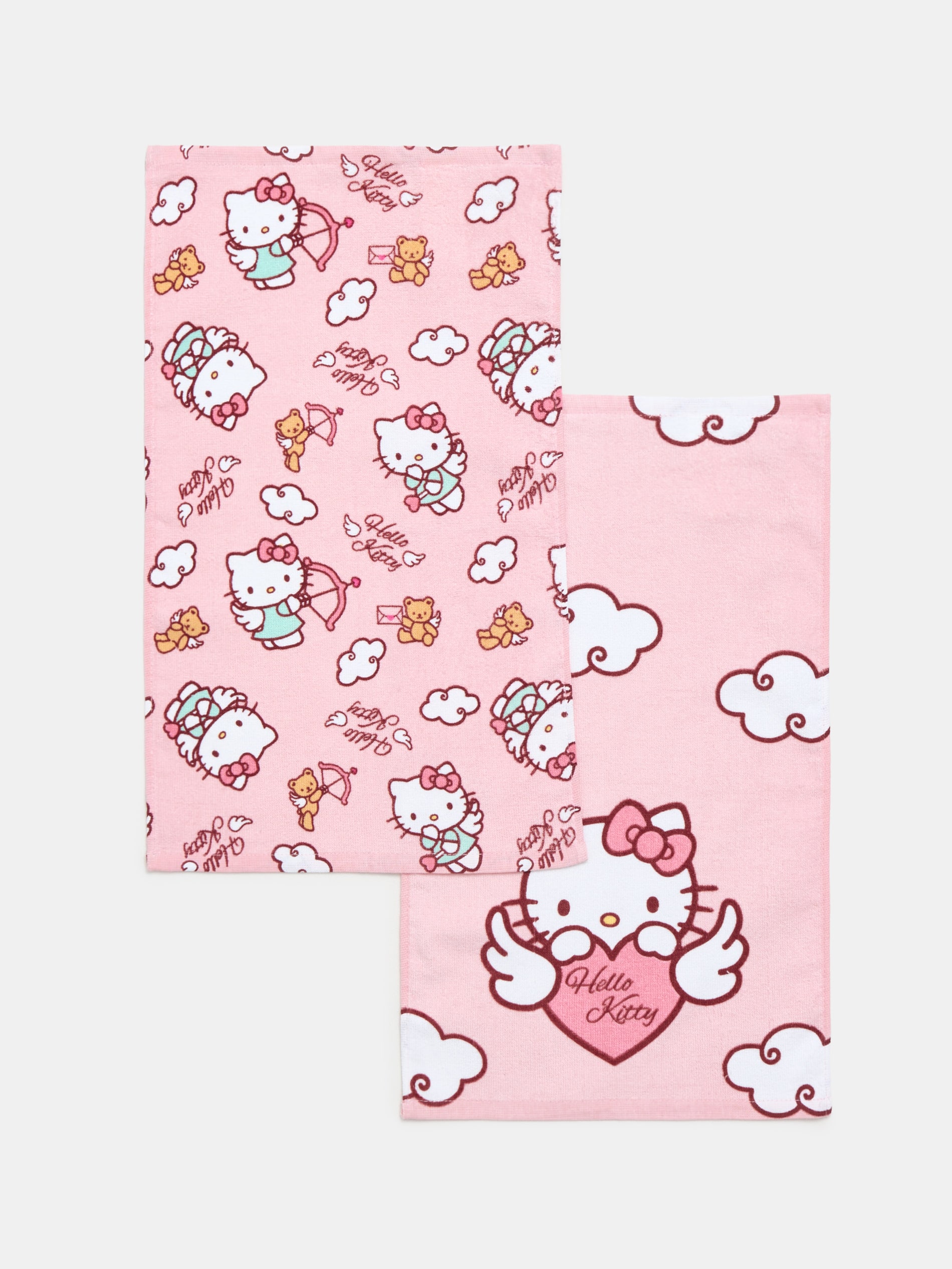 Sinsay - Ręczniki Hello Kitty 2 pack - wielobarwny