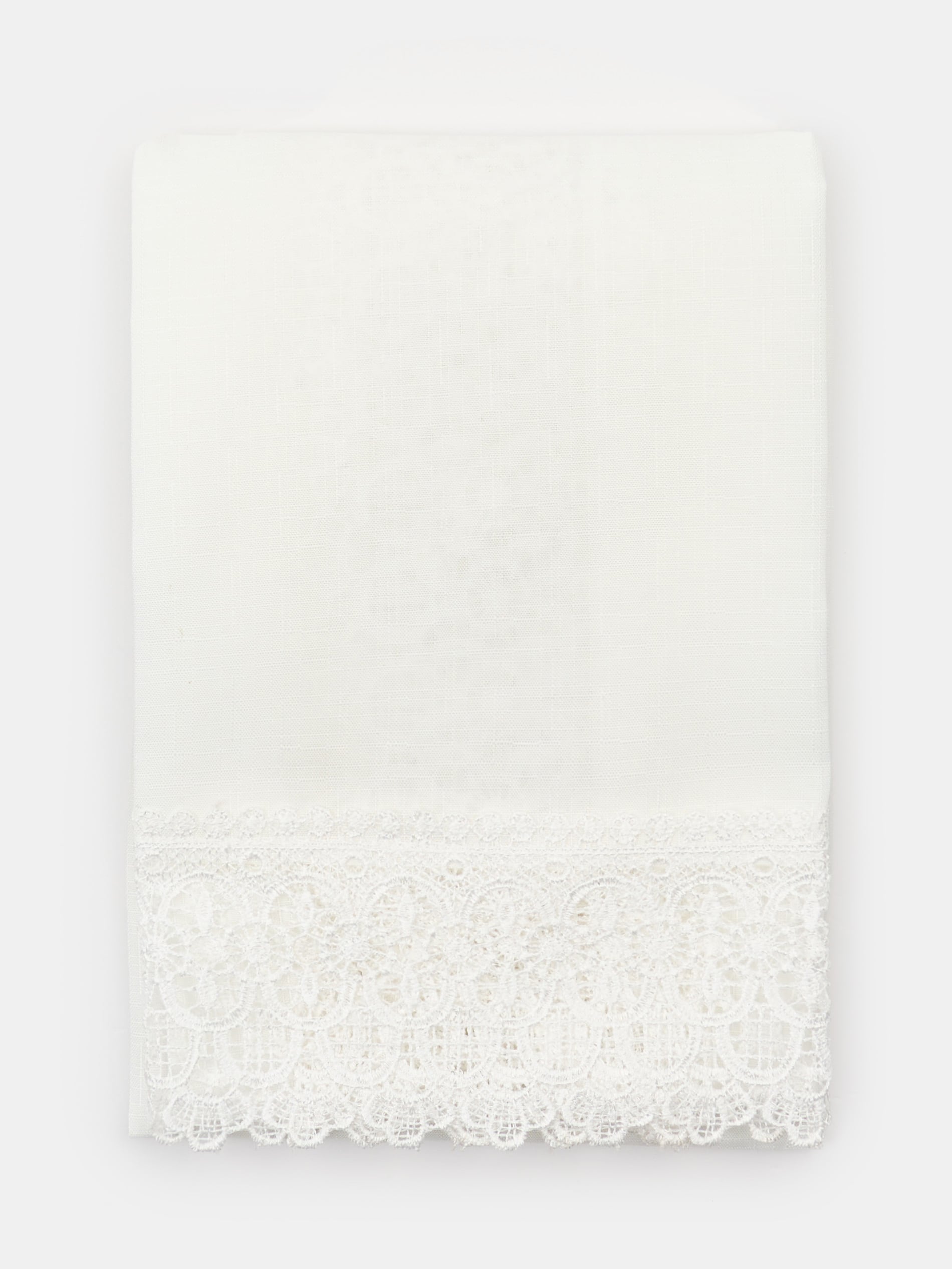 Sinsay - Δρομέας τραπεζιού με δαντέλα - κρεμ φωτογραφία