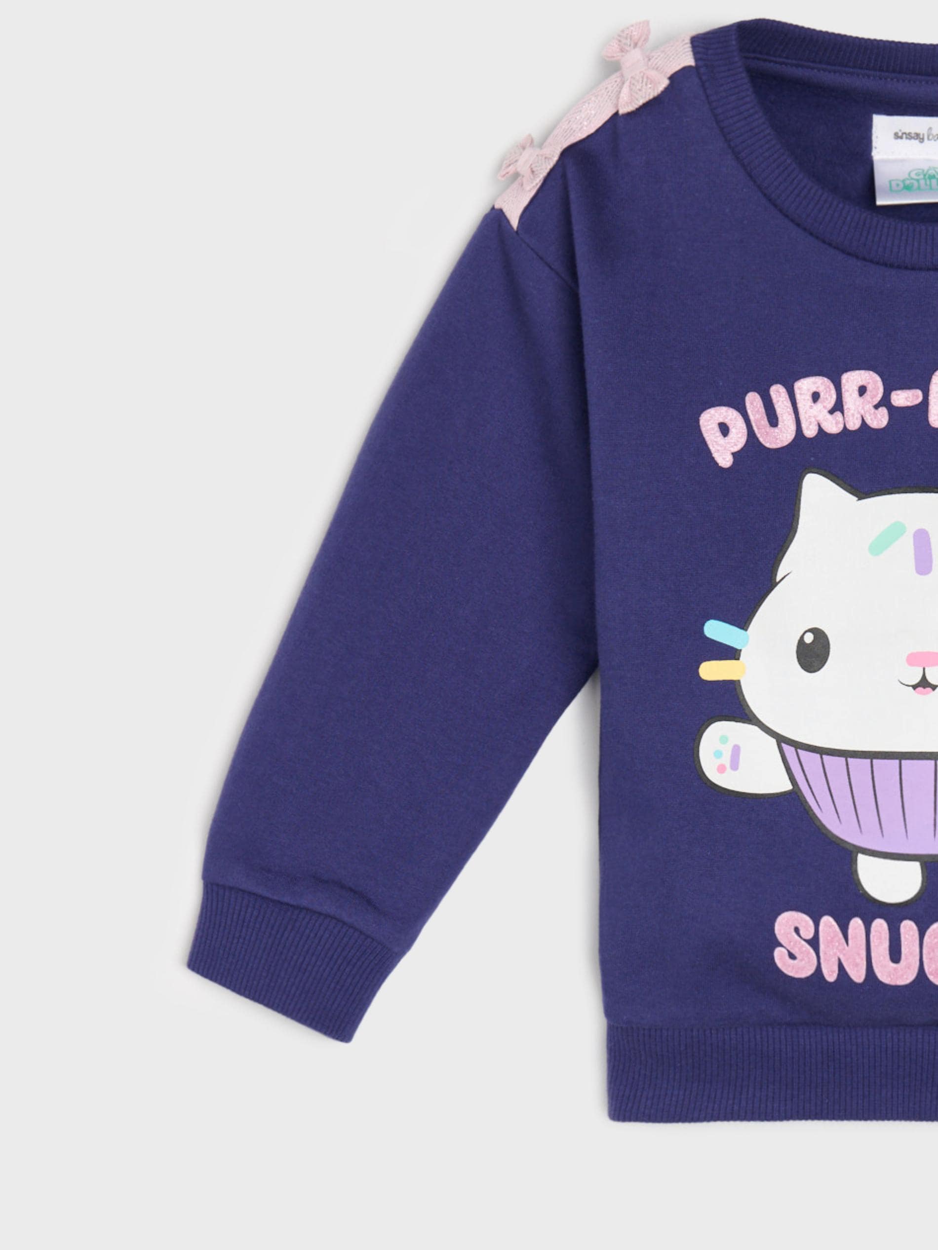 Sinsay - Μπλούζα με λαιμόκοψη crewneck Gabby’s Dollhouse - ναυτικο μπλε φωτογραφία