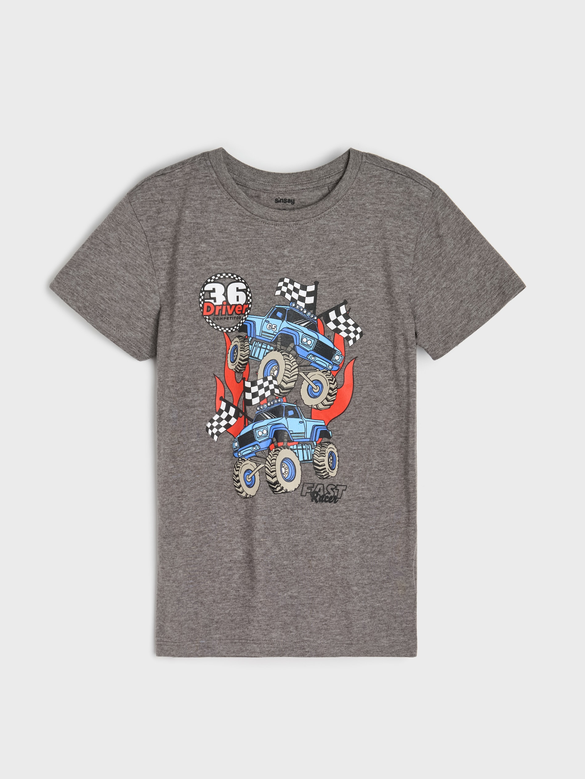 Sinsay - Σετ με 3 μπλούζες - ανοιχτό γκρι φωτογραφία