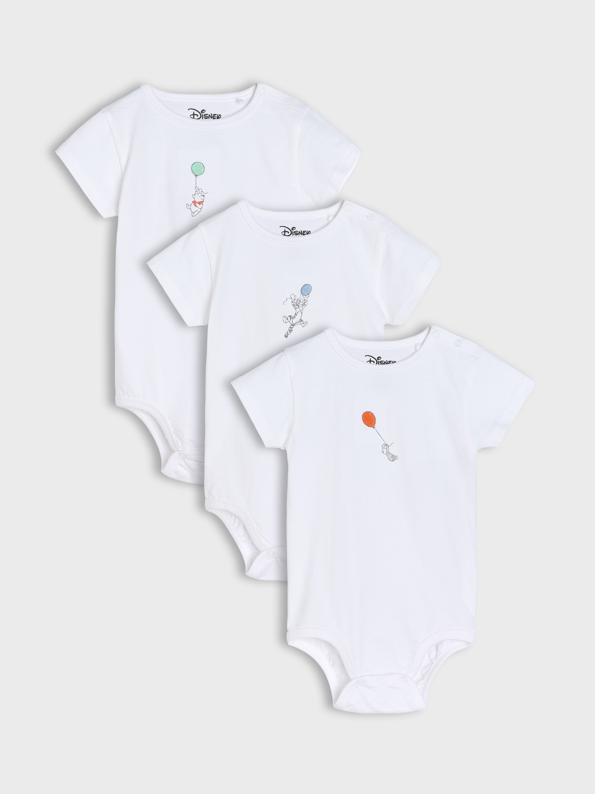 Sinsay - Body 3 pack Disney - biały
