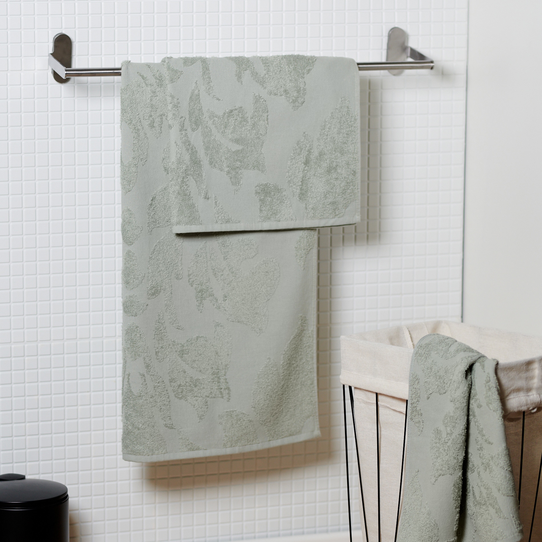 Sinsay – Prosop din bumbac cu model – Verde bathroom imagine noua