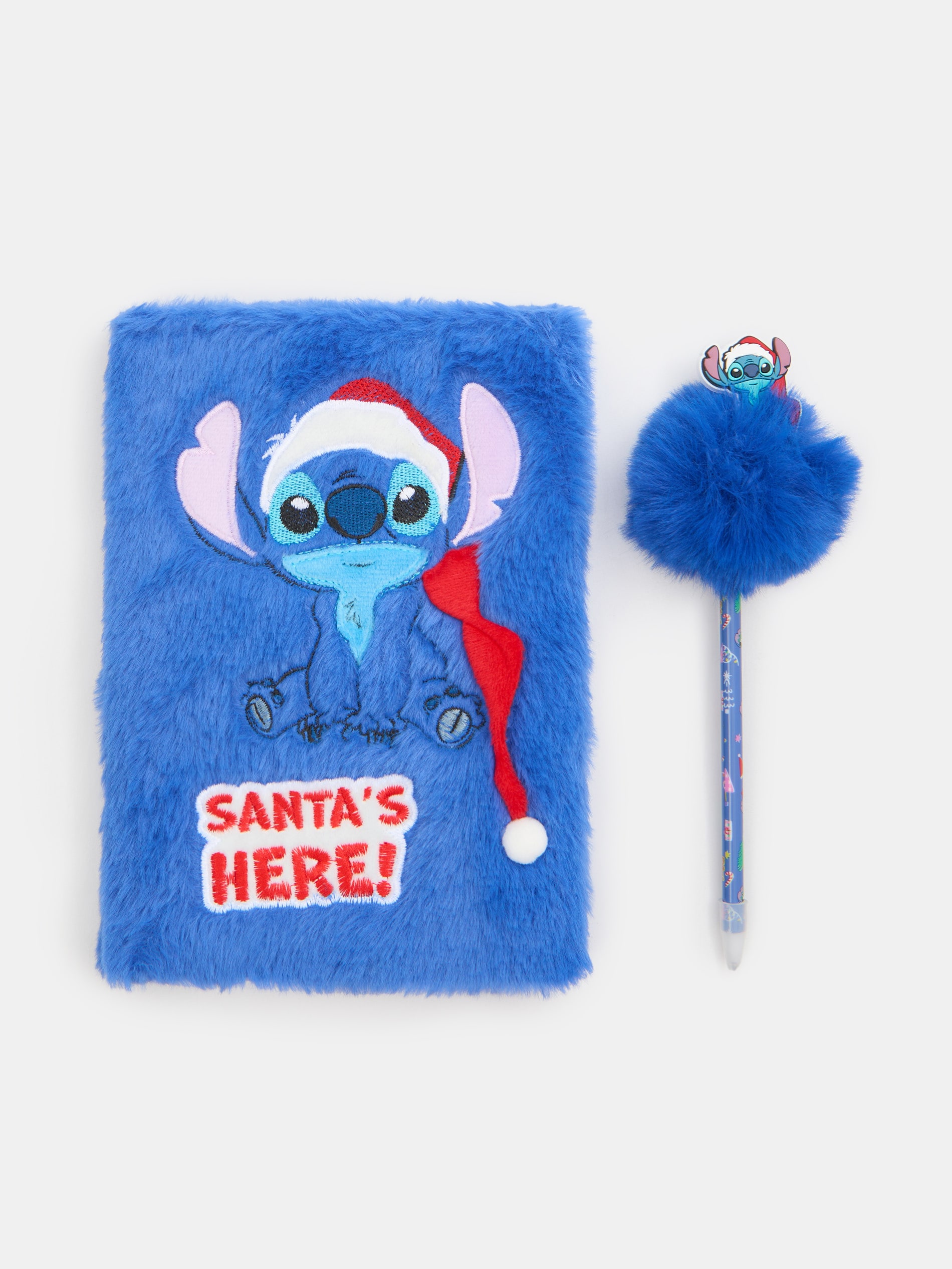 Sinsay - Σετ: σημειωματάριο με στυλό Stitch - ναυτικο μπλε φωτογραφία