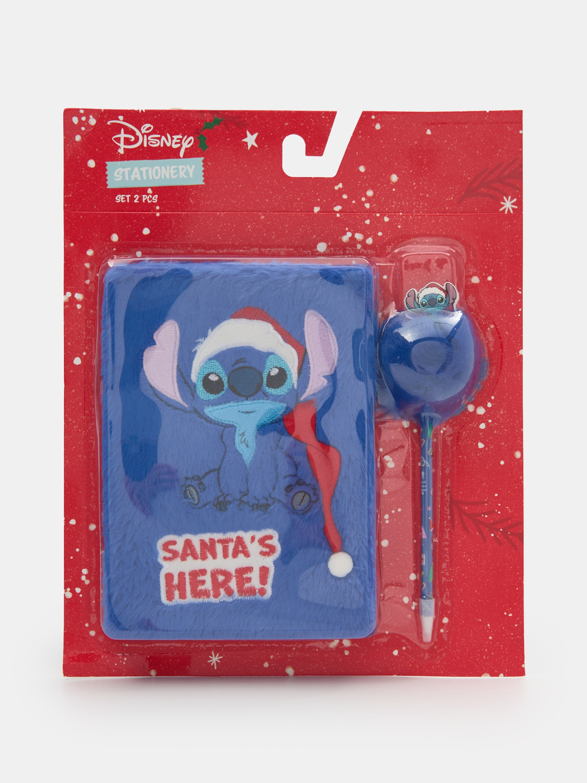 Sinsay - Σετ: σημειωματάριο με στυλό Stitch - ναυτικο μπλε φωτογραφία