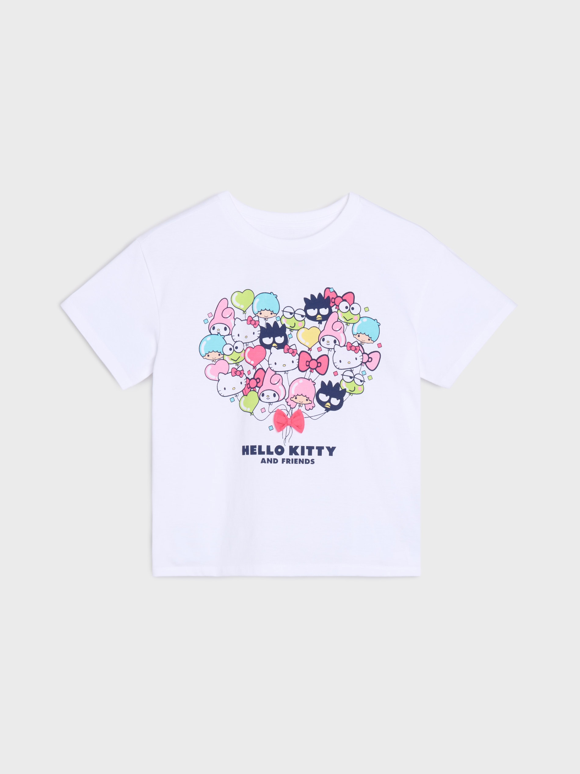 Sinsay - Koszulka Hello Kitty - biały