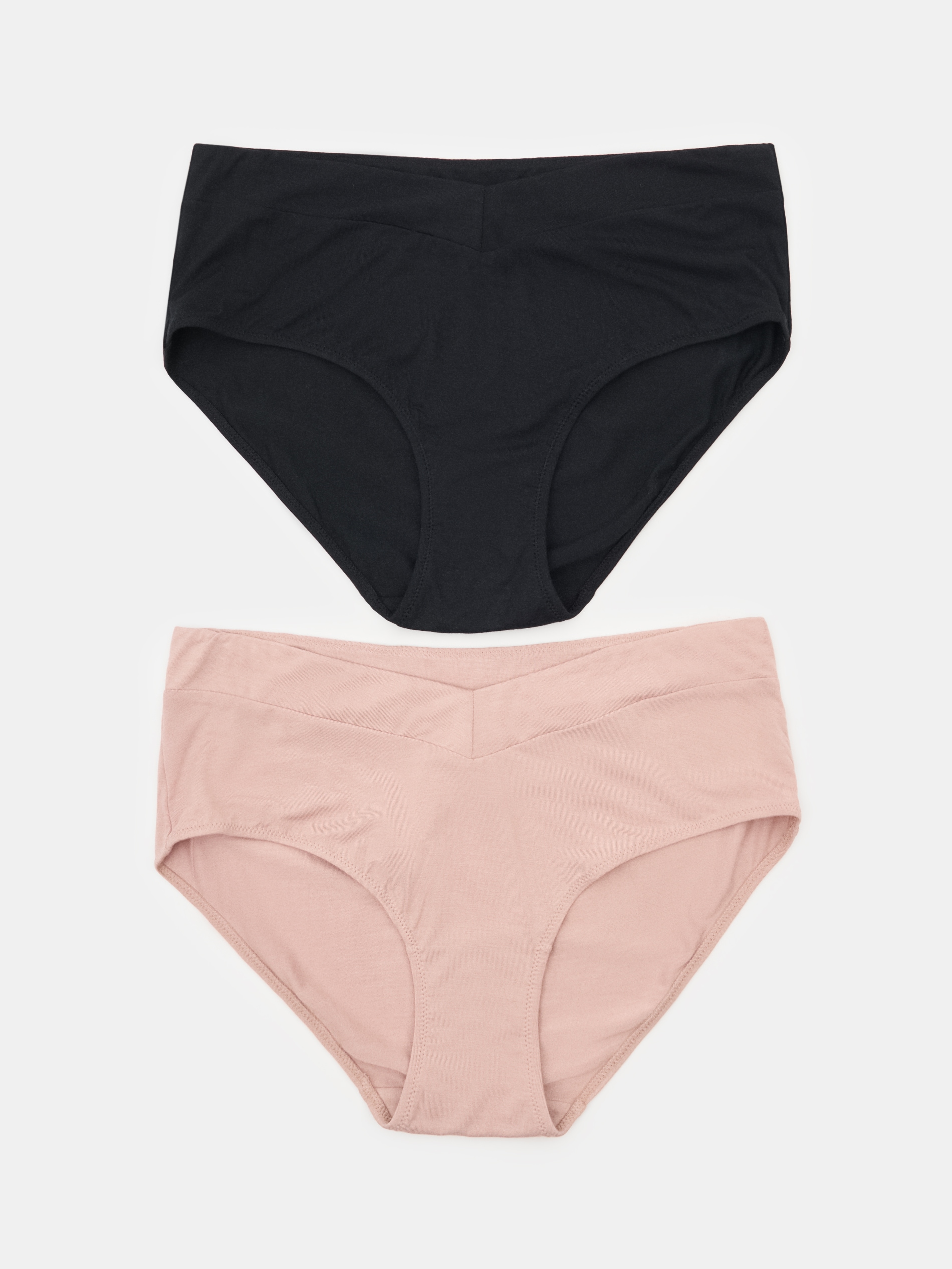Sinsay - Majtki hipster z wysokim stanem z wiskozy 2 pack - wielobarwny