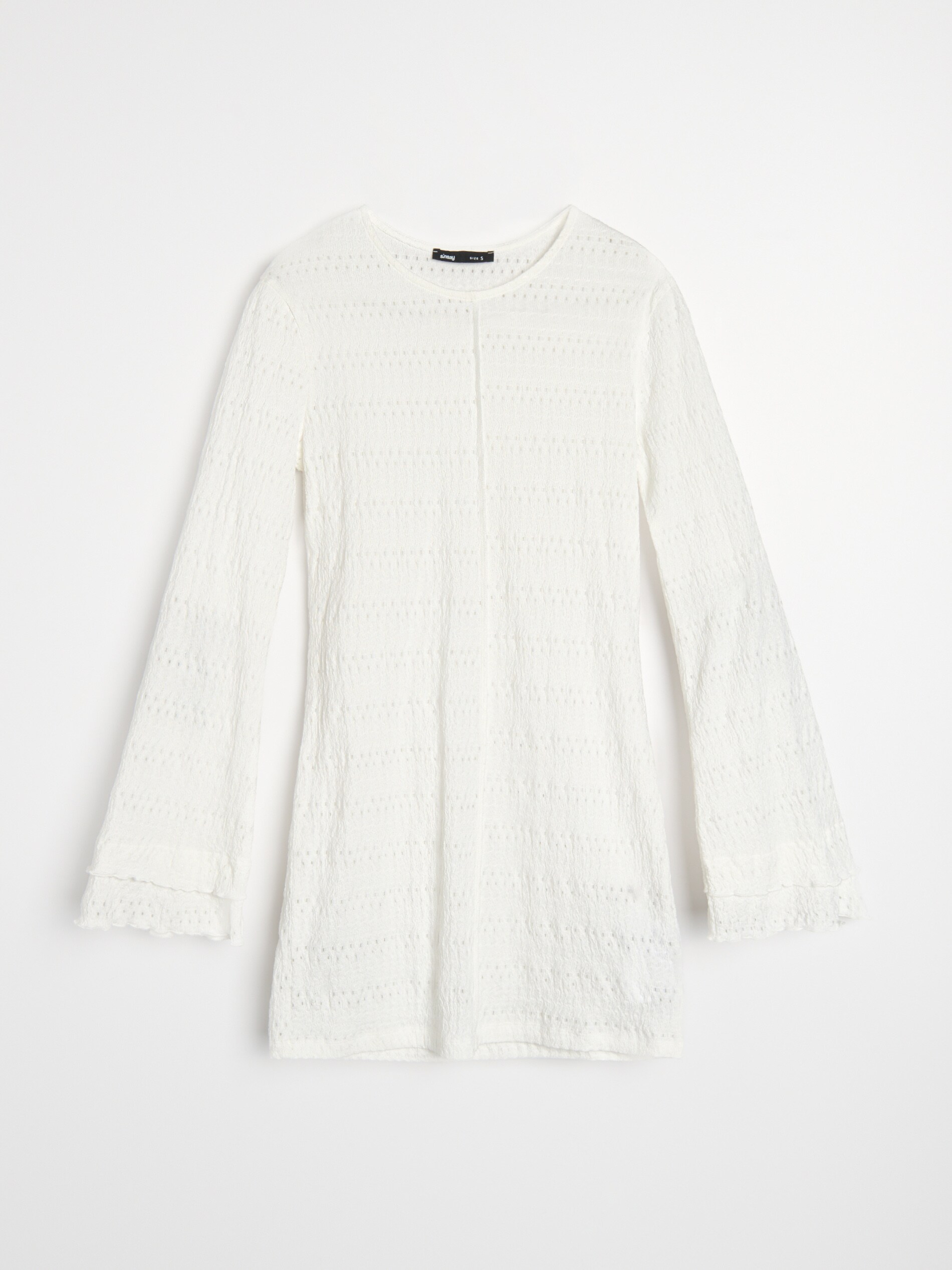 Sinsay - Καλοκαιρινό μίνι φόρεμα - κρεμ φωτογραφία