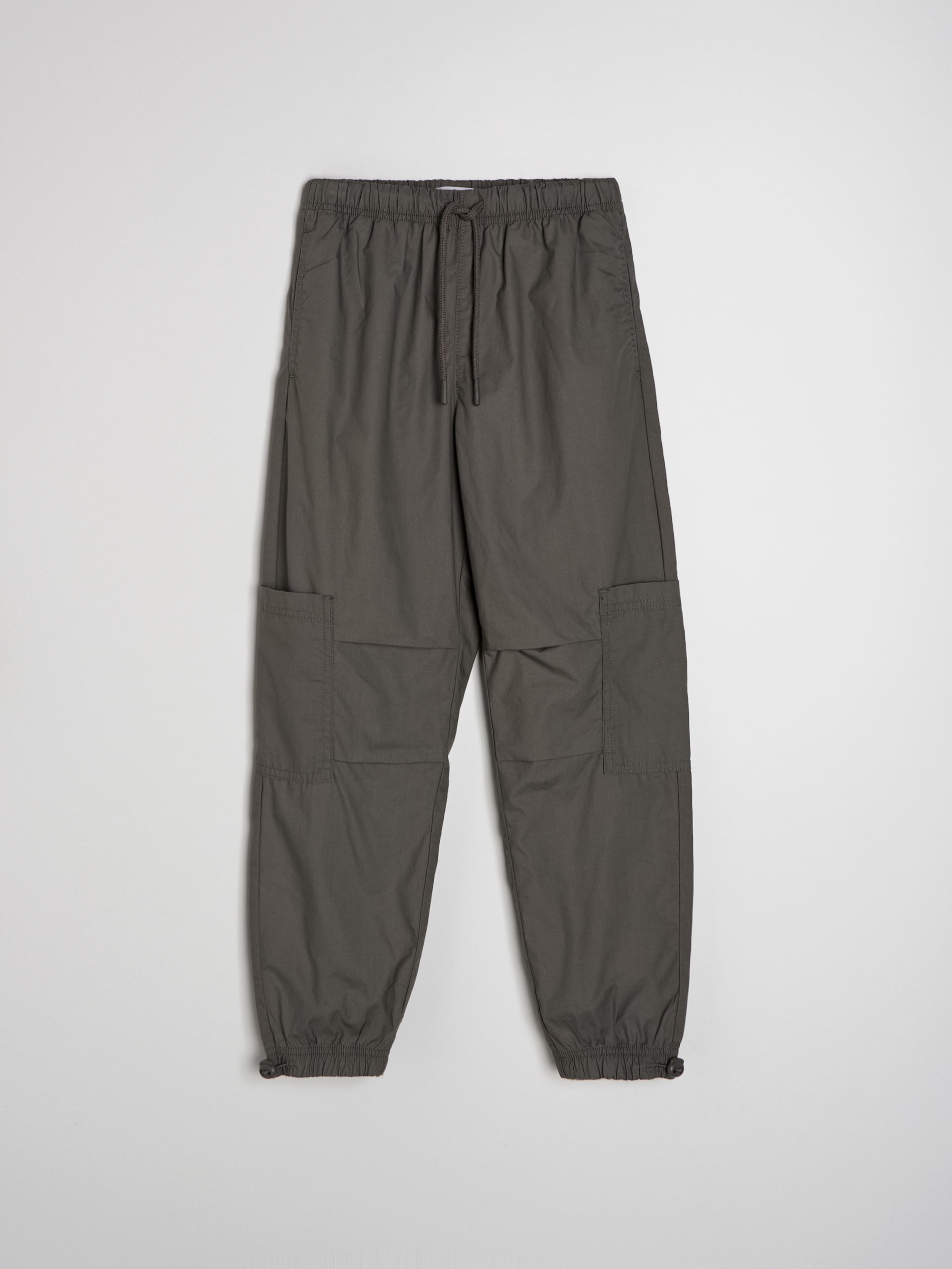 Sinsay - Jeansy jogger cargo - szary