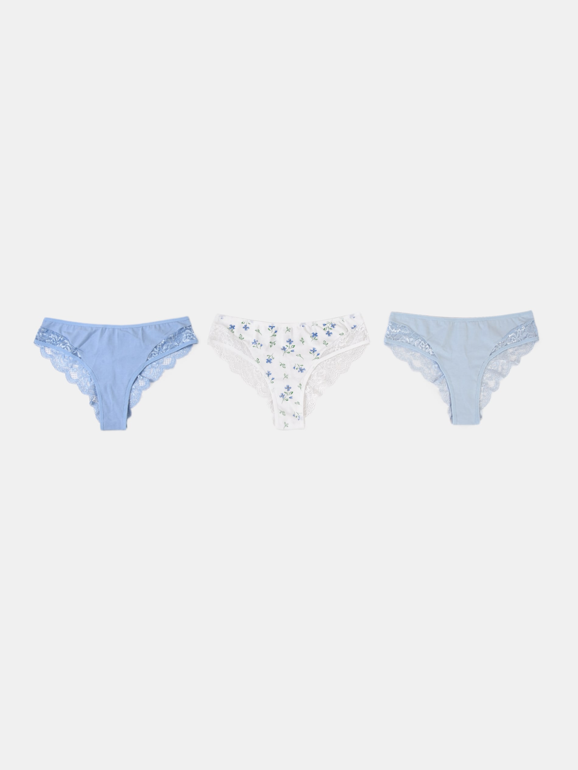 Bawełniane majtki brazilian 3 pack