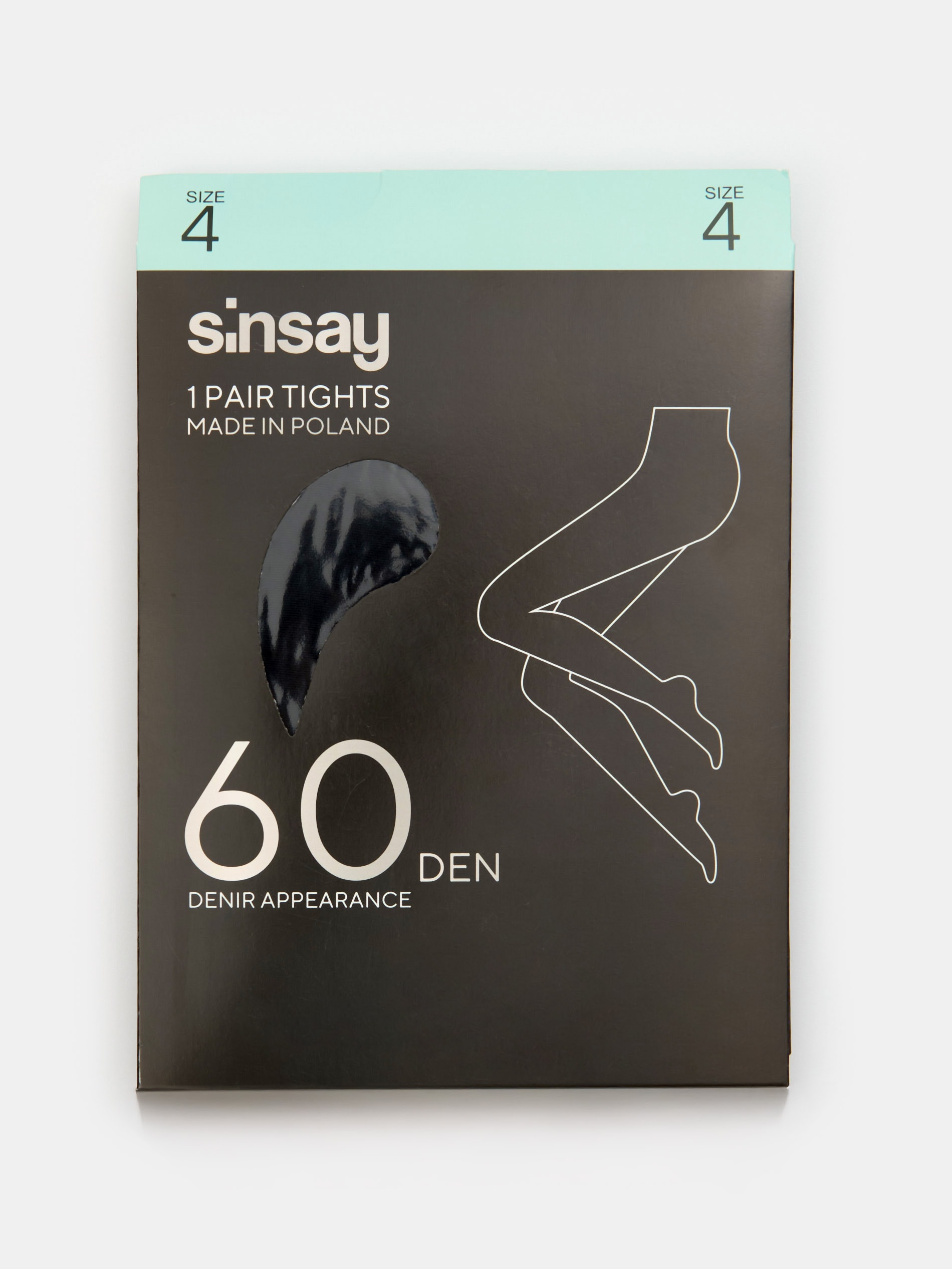 Sinsay - Rajstopy 60 DEN - czarny
