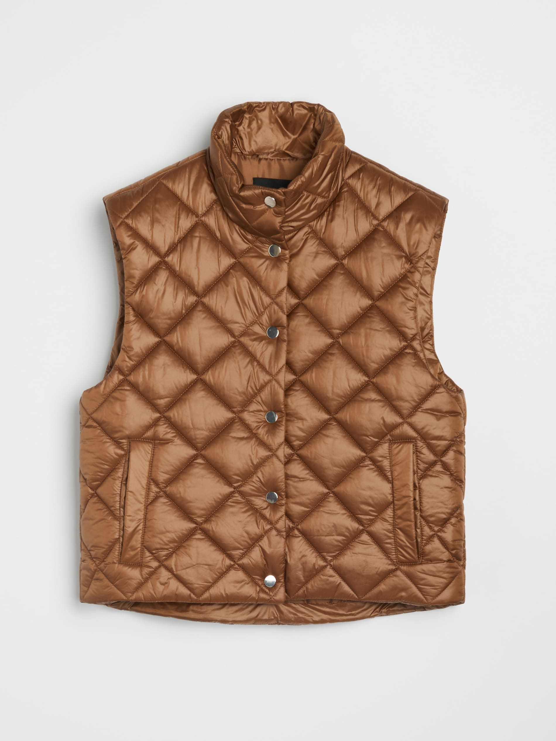 Sinsay - Καπιτονέ γιλέκο - χρυσο-καφε φωτογραφία