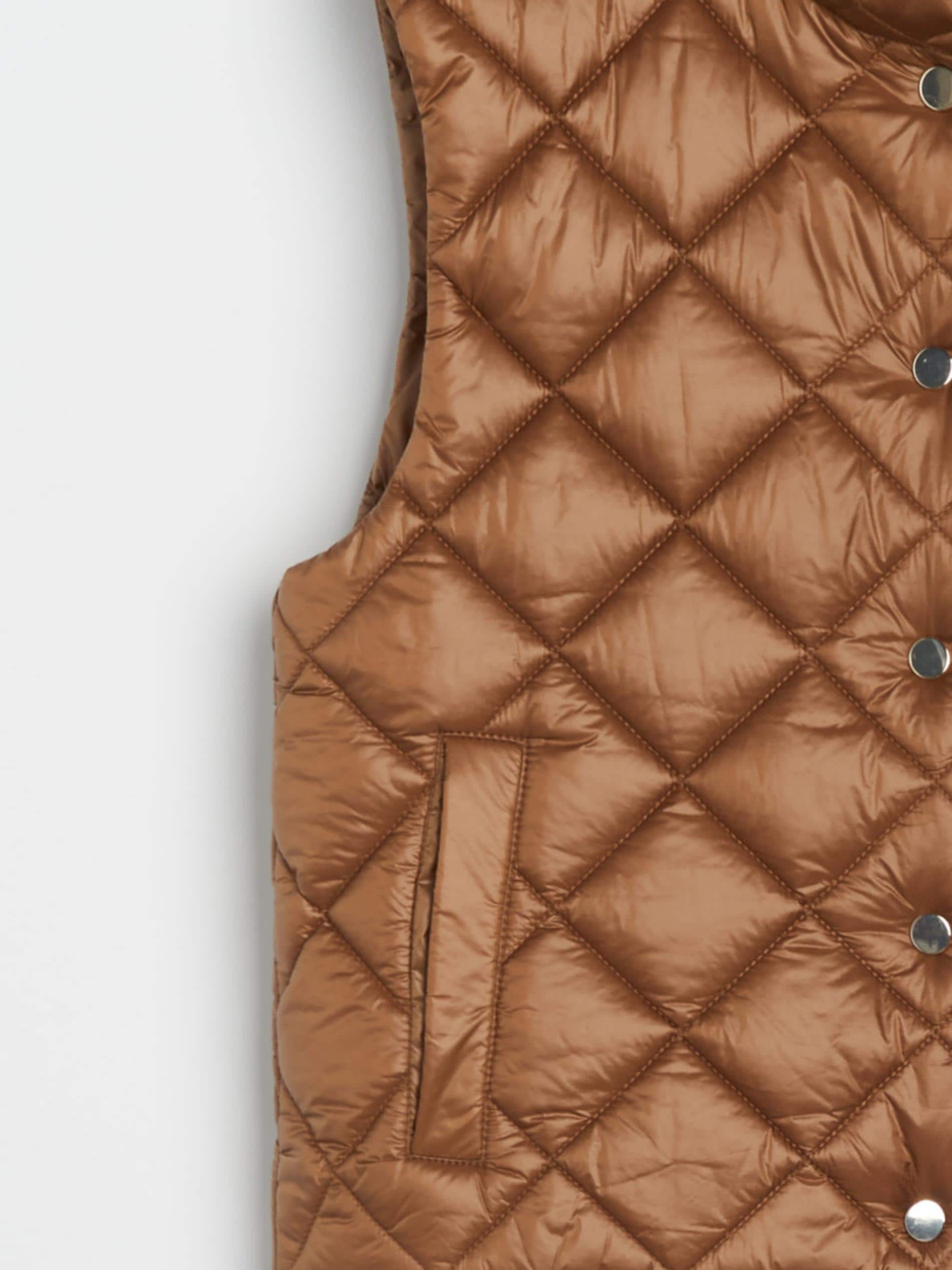 Sinsay - Καπιτονέ γιλέκο - χρυσο-καφε φωτογραφία