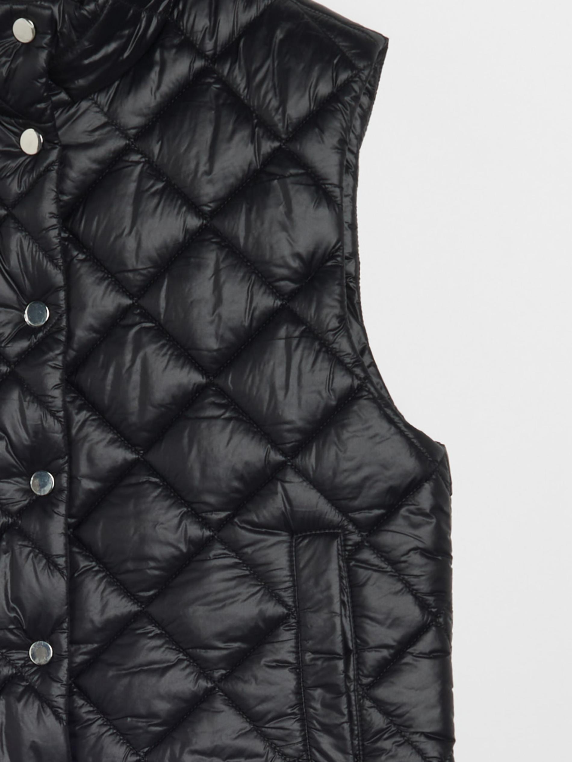 Sinsay - Καπιτονέ γιλέκο - μαυρο φωτογραφία