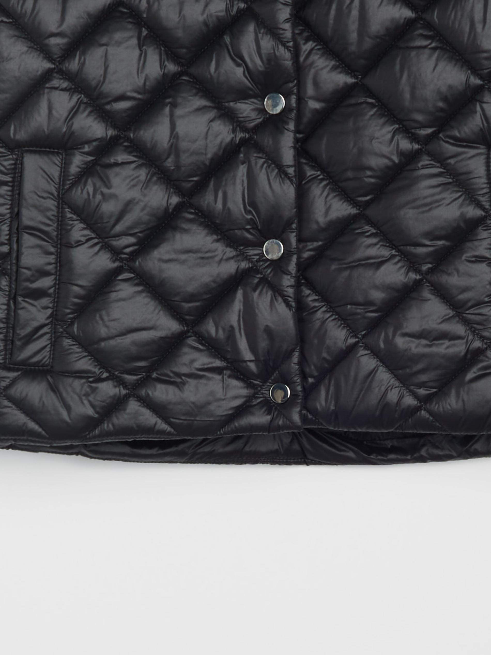 Sinsay - Καπιτονέ γιλέκο - μαυρο φωτογραφία