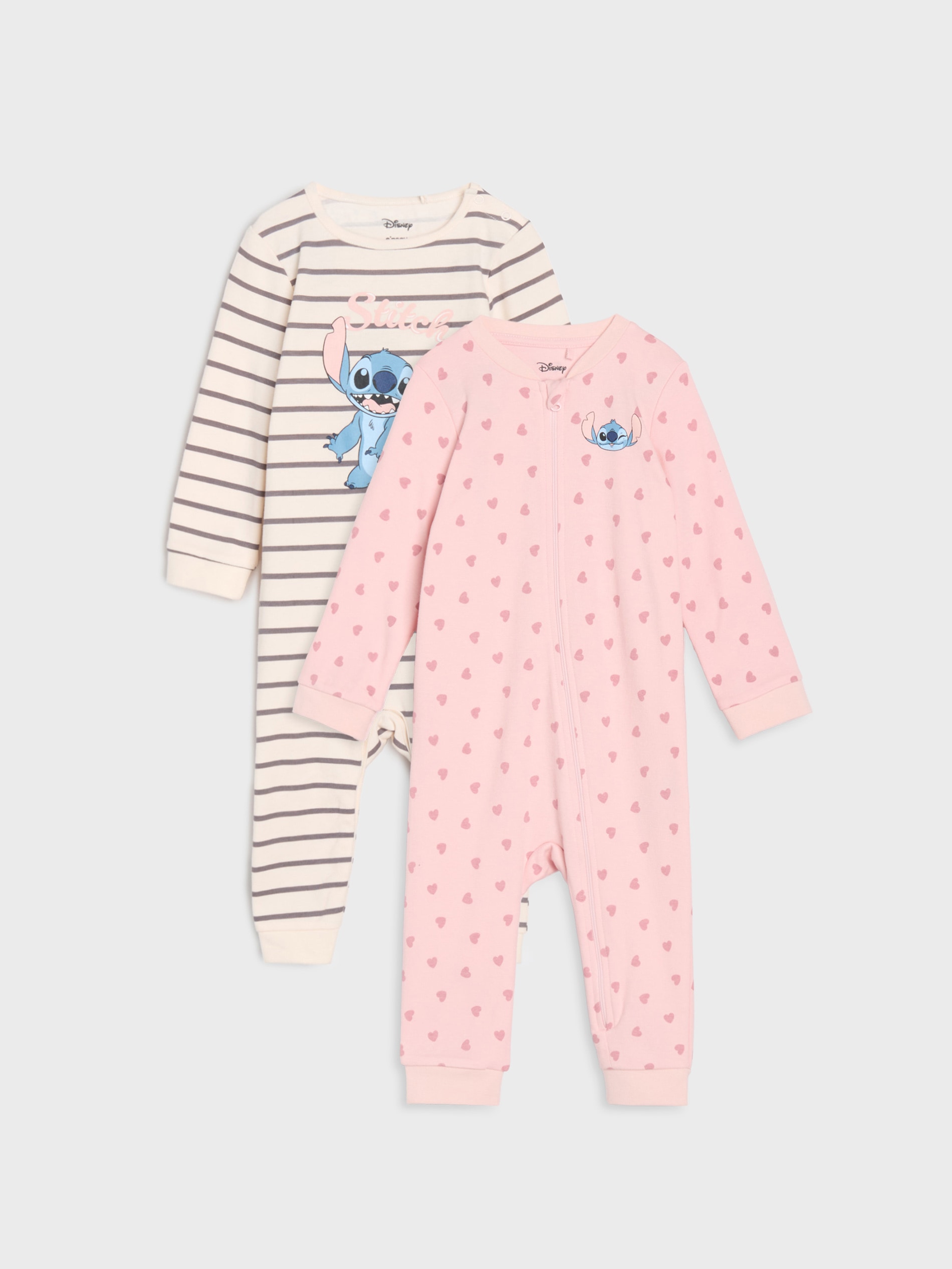 Sinsay - Pajacyki 2 pack Stitch - różowy