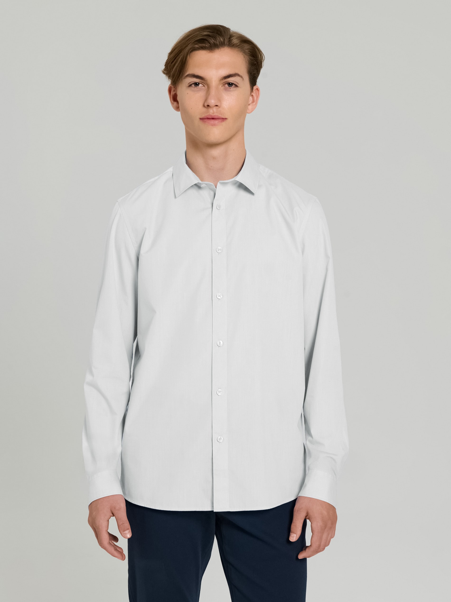 Sinsay - Koszula slim fit - biały