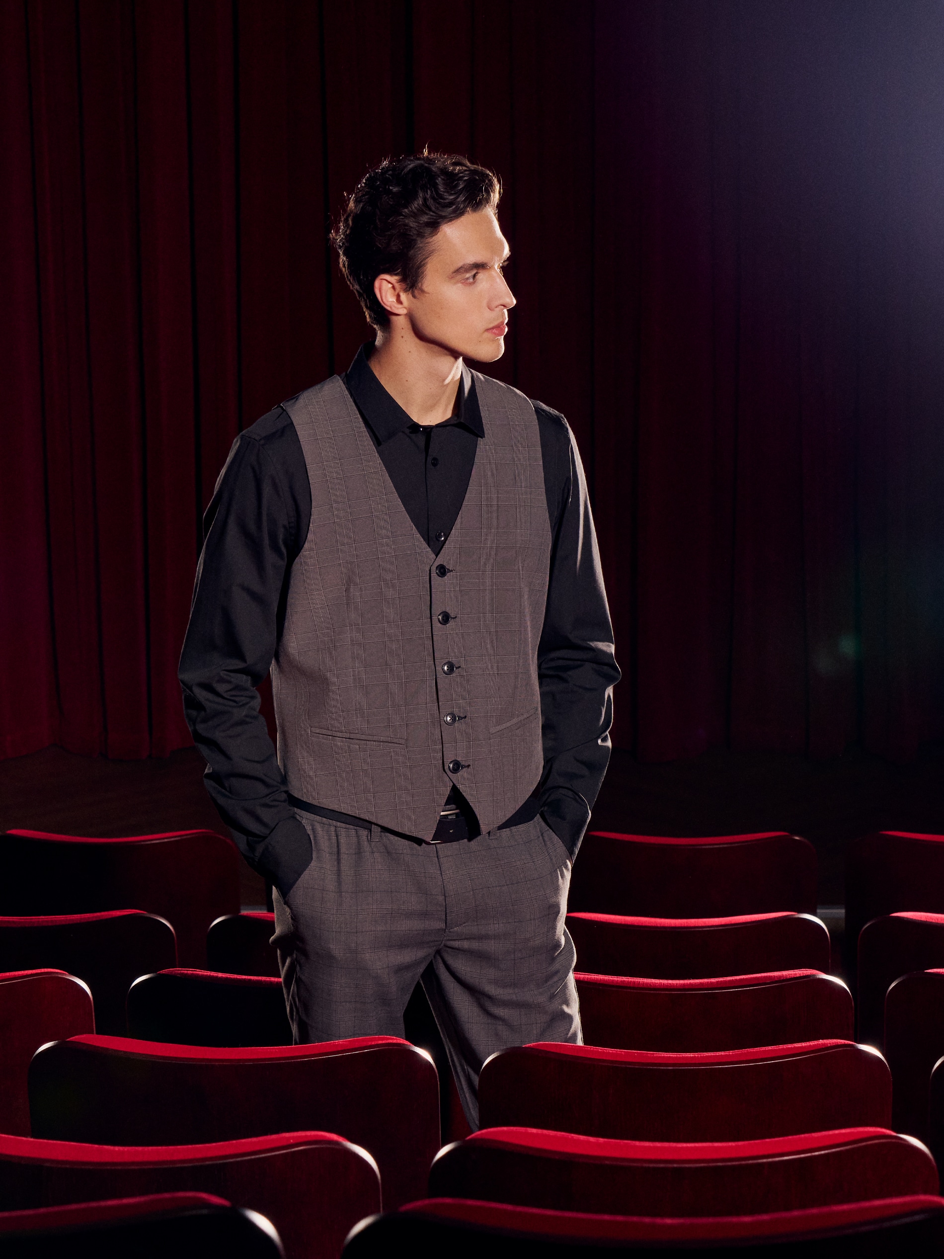 Sinsay - Koszula slim fit - czarny