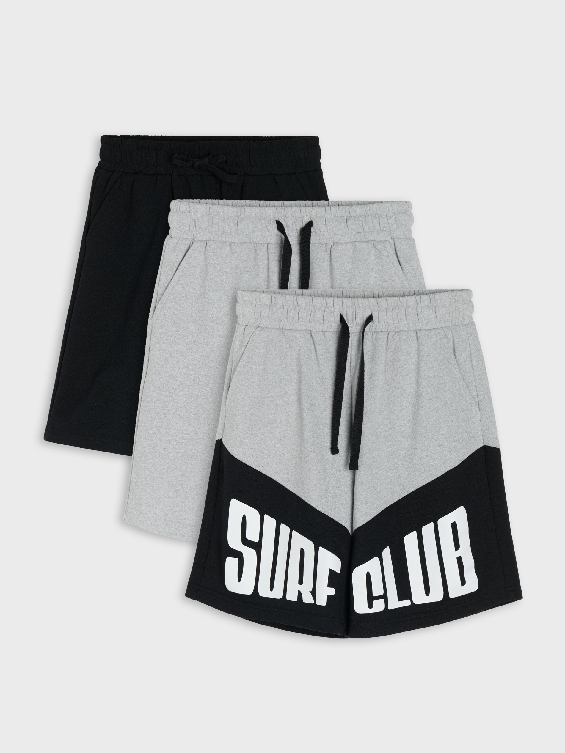 Sinsay - Luźne szorty 3 pack - wielobarwny