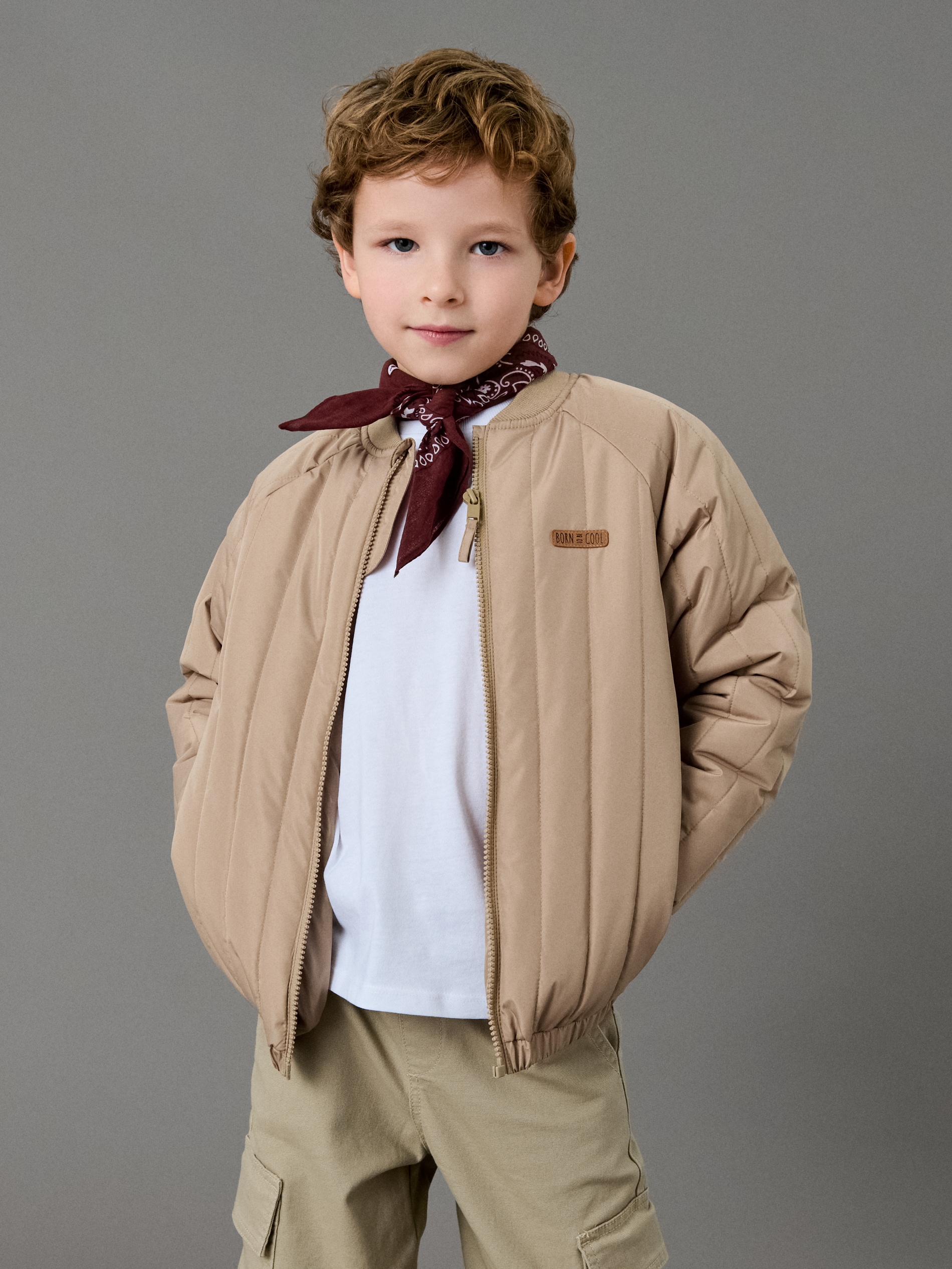 Sinsay - Kurtka bomberka - beżowy