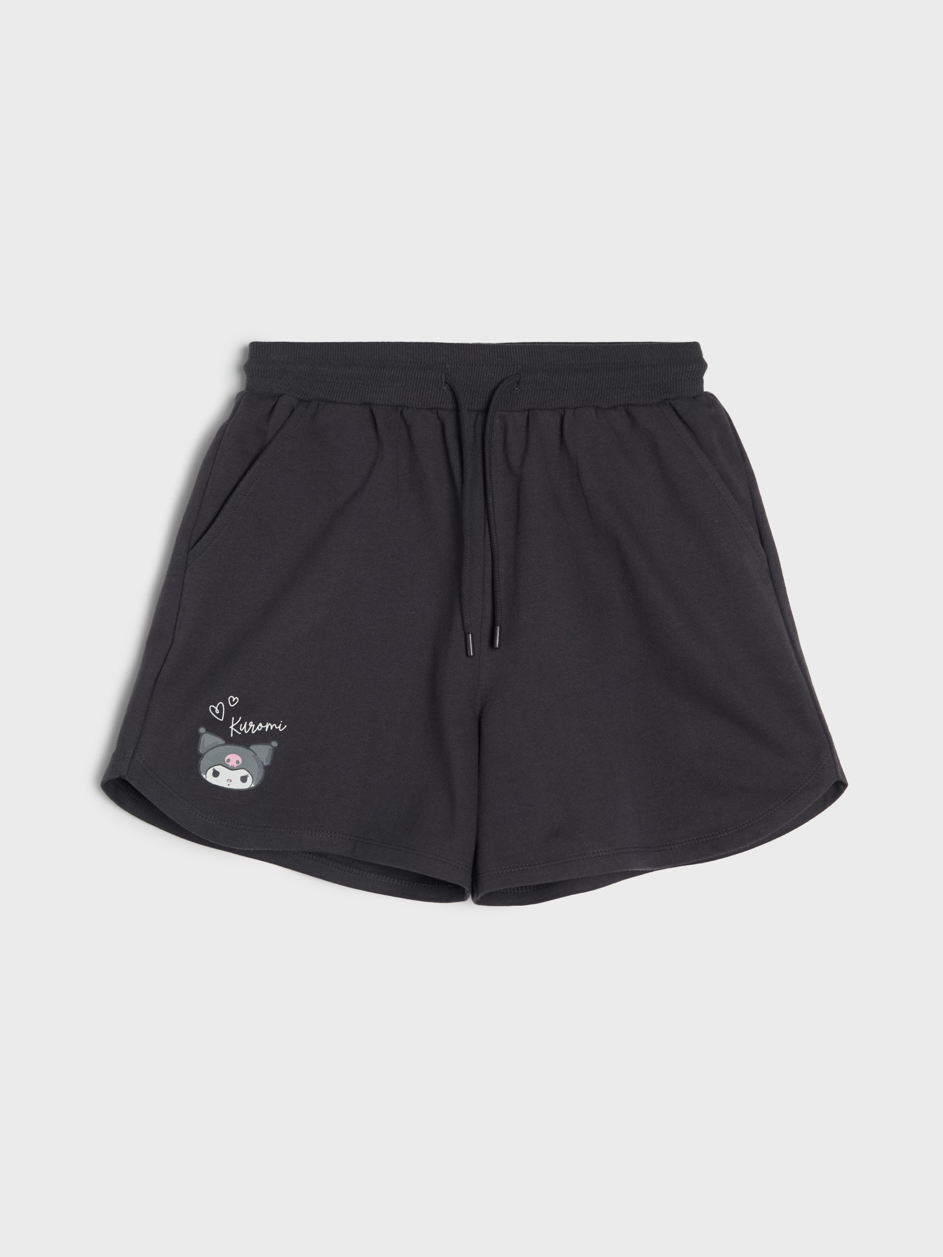 Sinsay - Bawełniane szorty Kuromi - szary