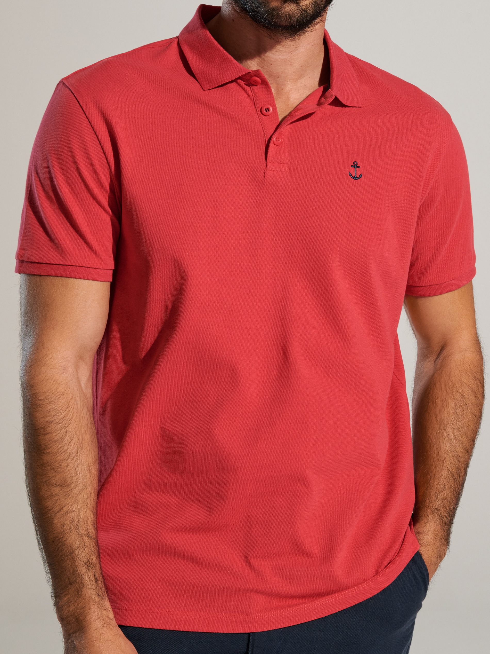 Sinsay - Koszulka polo - różowy