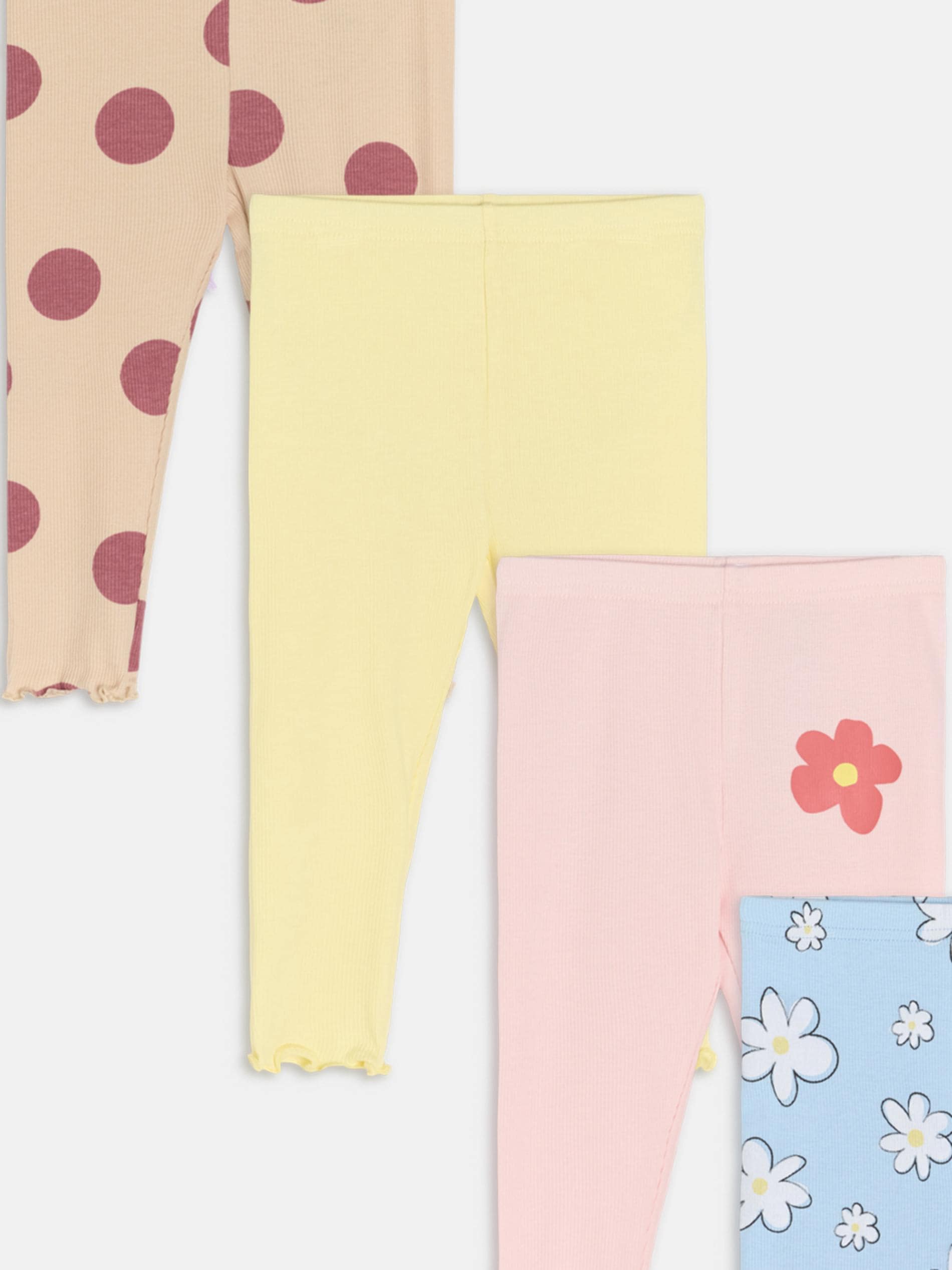 Sinsay - Σετ με 5 κολάν - μπεζ φωτογραφία