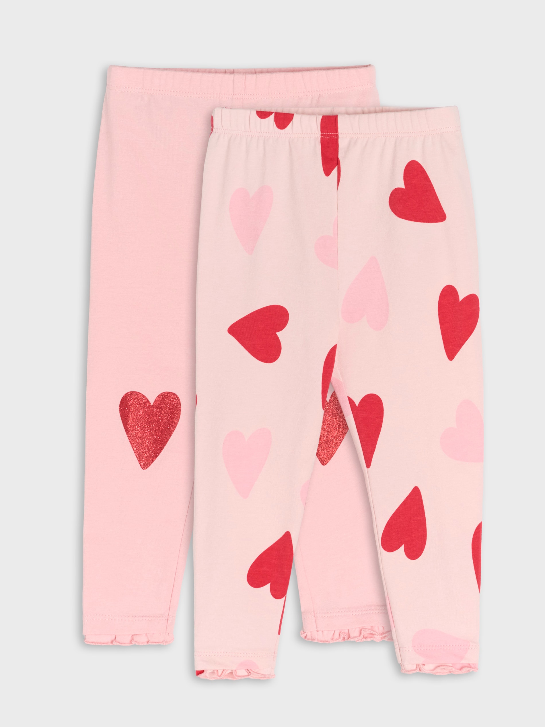 Sinsay - Legginsy 2 pack - różowy