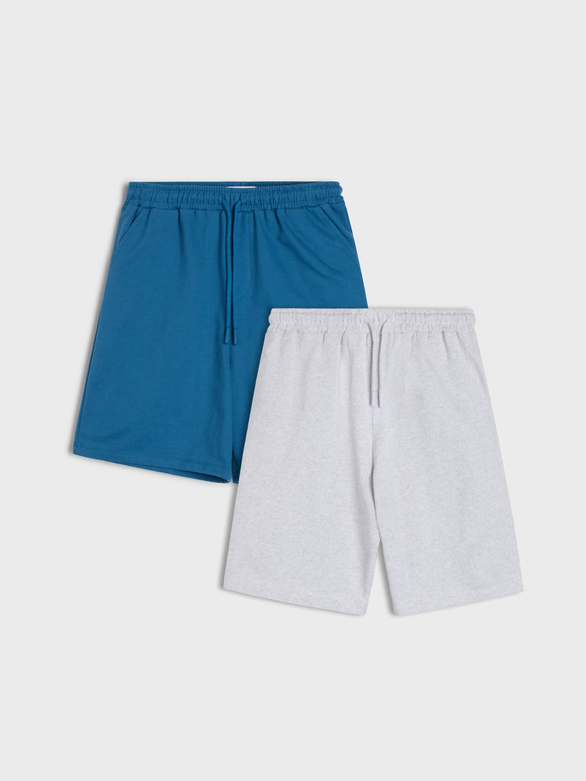 Sinsay - Szorty dresowe 2 pack - szary