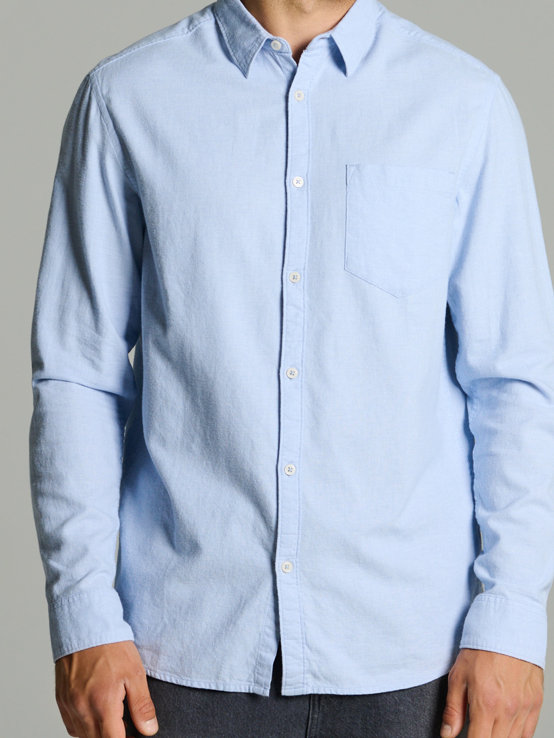 Sinsay - Πουκάμισο από βαμβάκι - μπλε παλ φωτογραφία