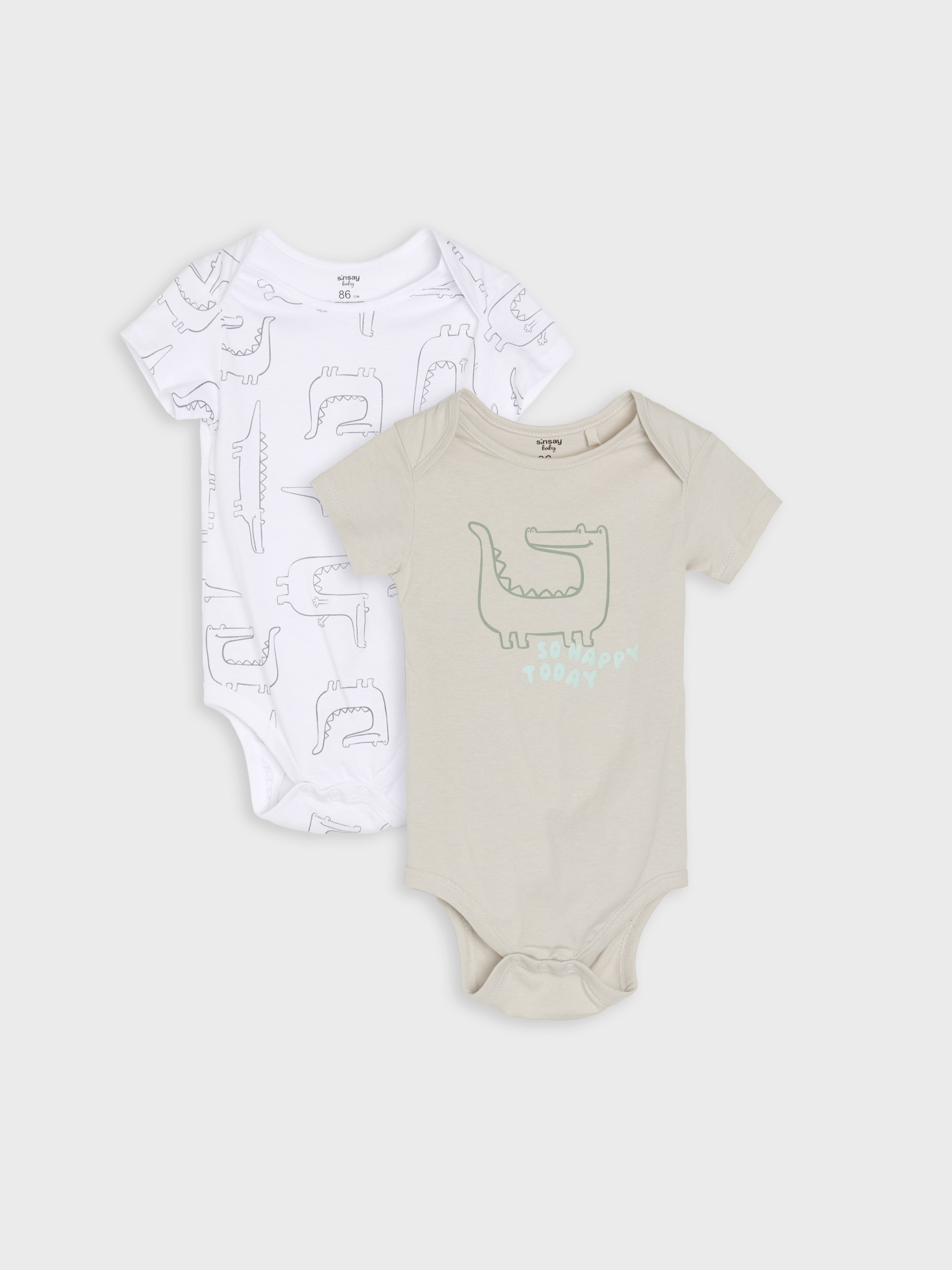 Sinsay - Body 2 pack - biały