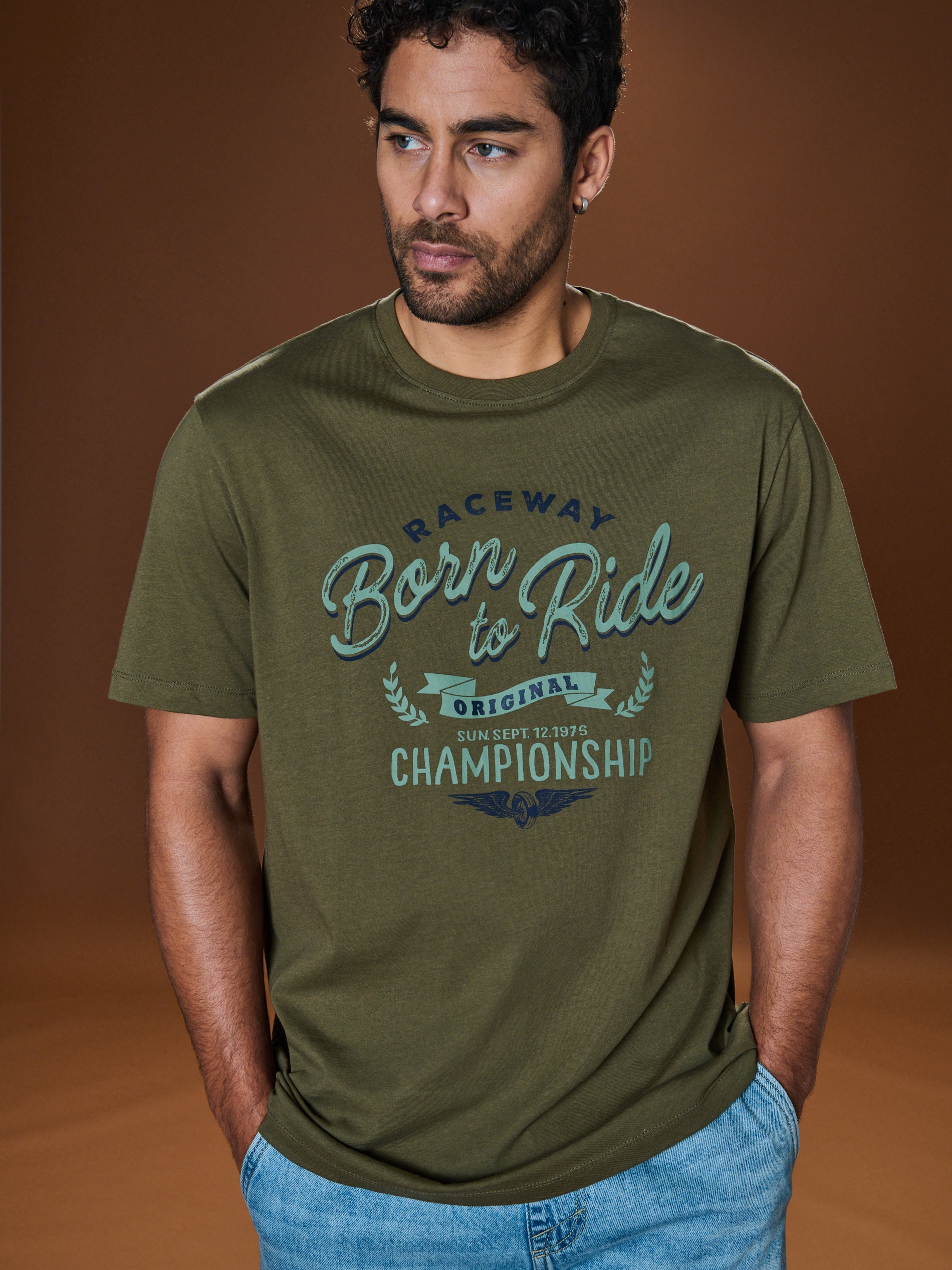 Sinsay - Μπλούζα - χακί φωτογραφία