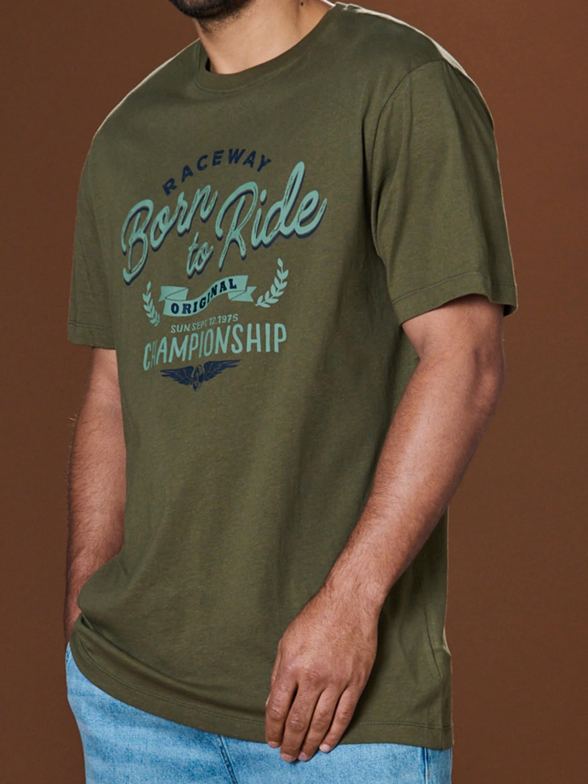 Sinsay - Μπλούζα - χακί φωτογραφία