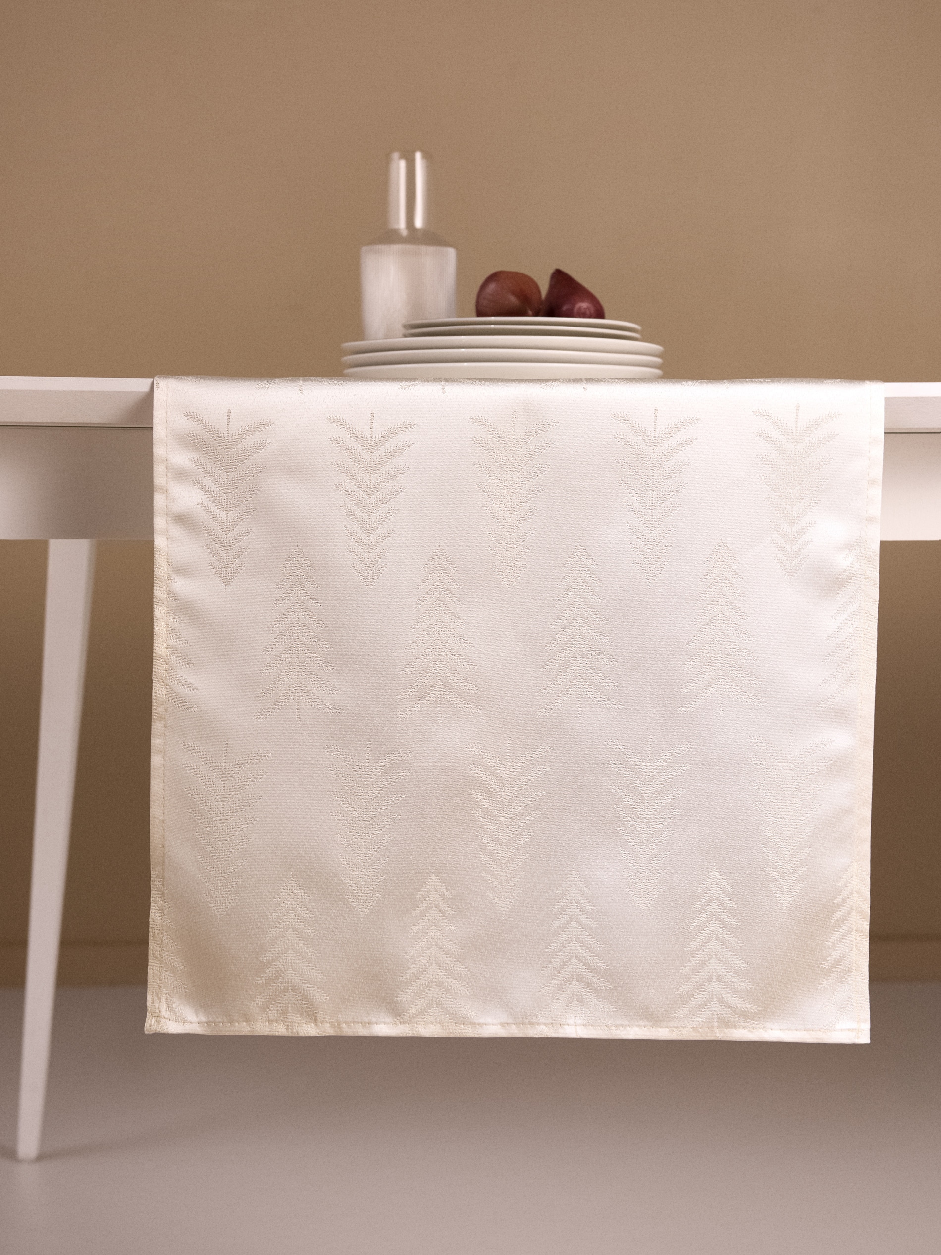 Sinsay - Τραβέρσα τραπεζιού με γιορτινό θέμα - κρεμ φωτογραφία