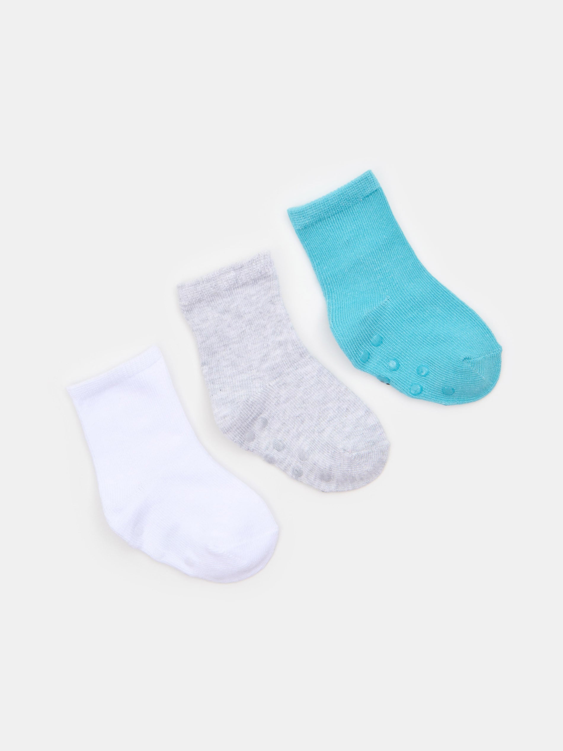 Sinsay - Skarpetki antypoślizgowe 3 pack - wielobarwny