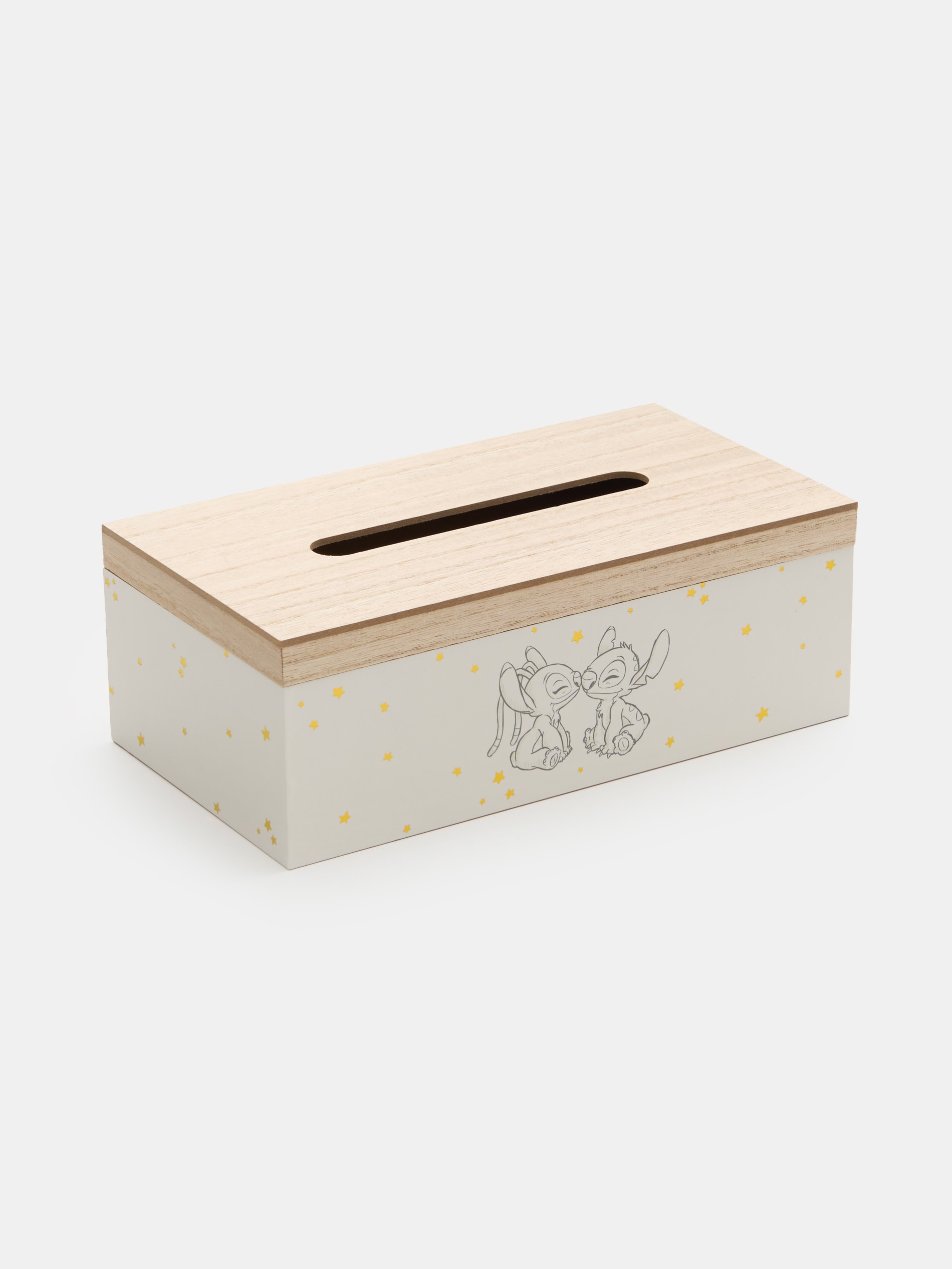 Sinsay - Κάλυμμα για κουτί για χαρτομάντιλα Stitch - μπεζ φωτογραφία