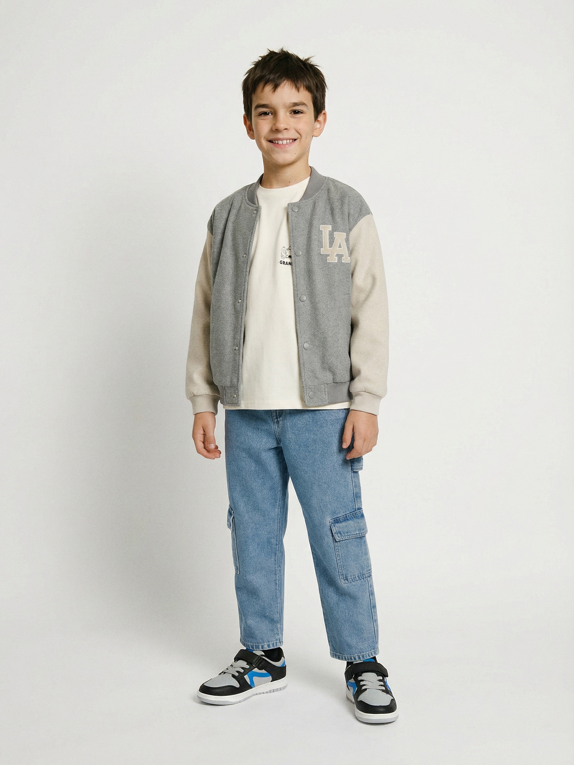 Sinsay - Kurtka bejsbolówka - szary