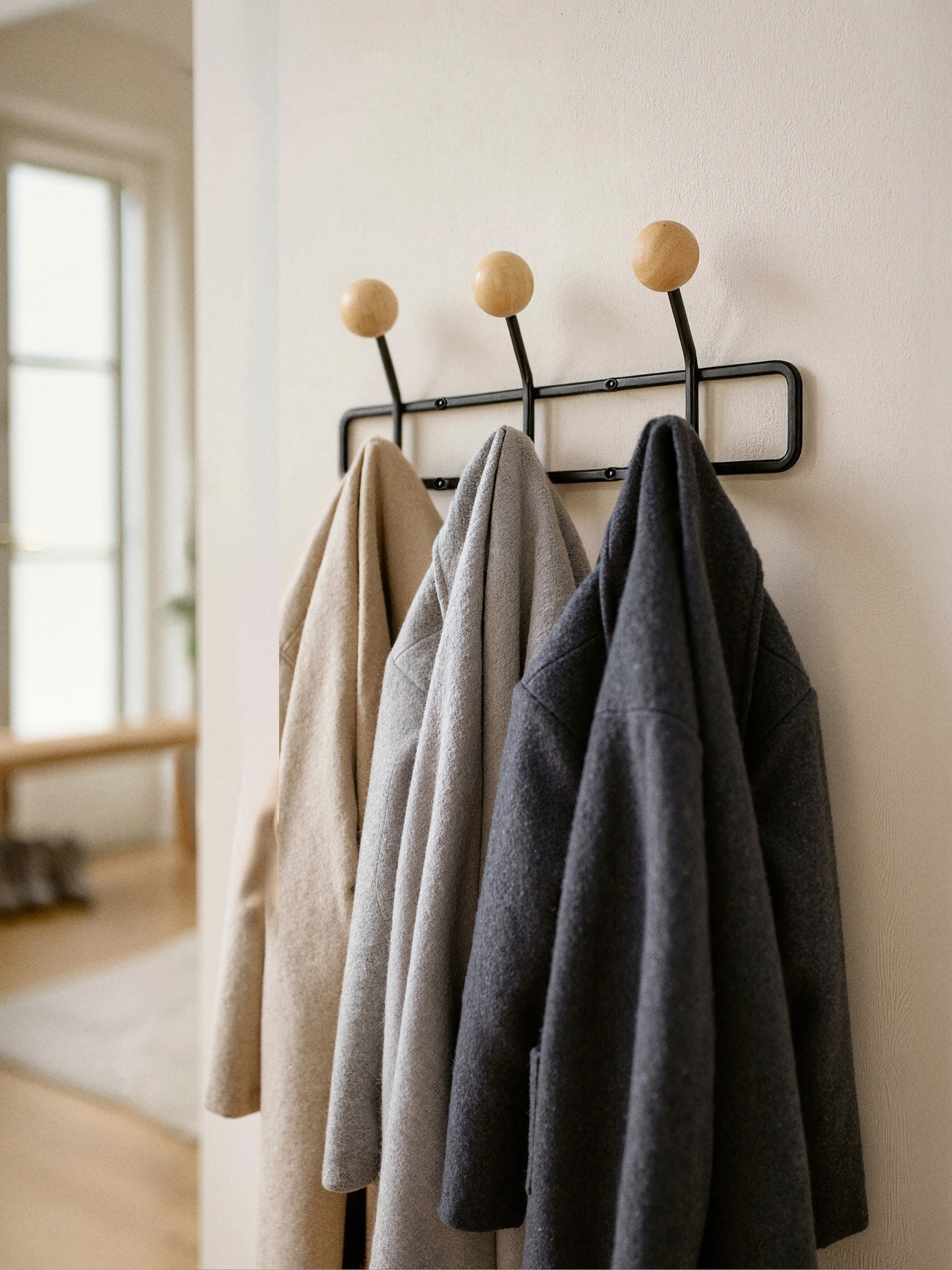 Sinsay - Κρεμάστρα τοίχου - μαυρο φωτογραφία