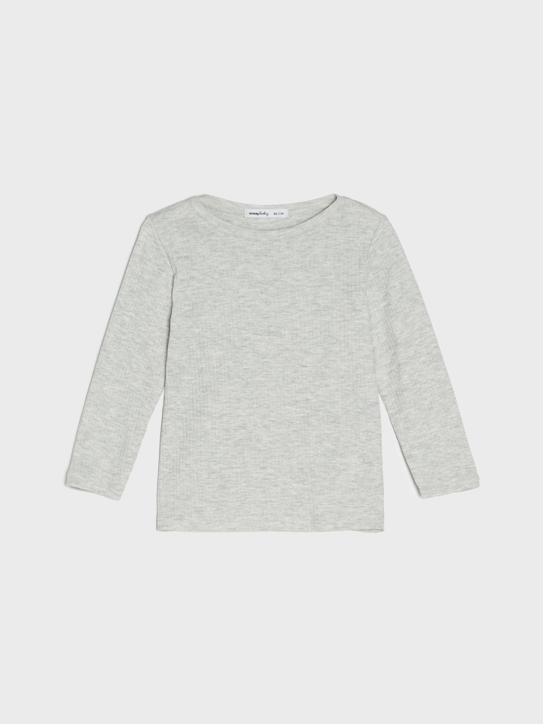 Sinsay - Βαμβακερό μπλουζάκι 2 pack - κρεμ φωτογραφία