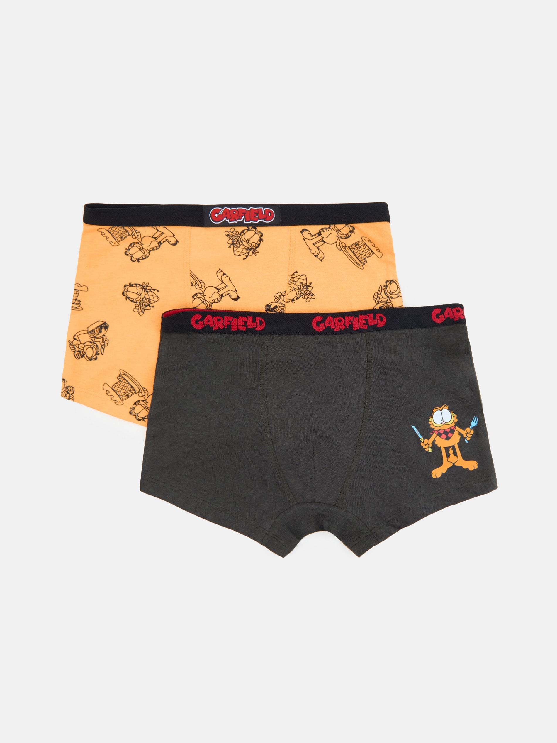 Sinsay - Bokserki 2 pack Garfield - pomarańczowy