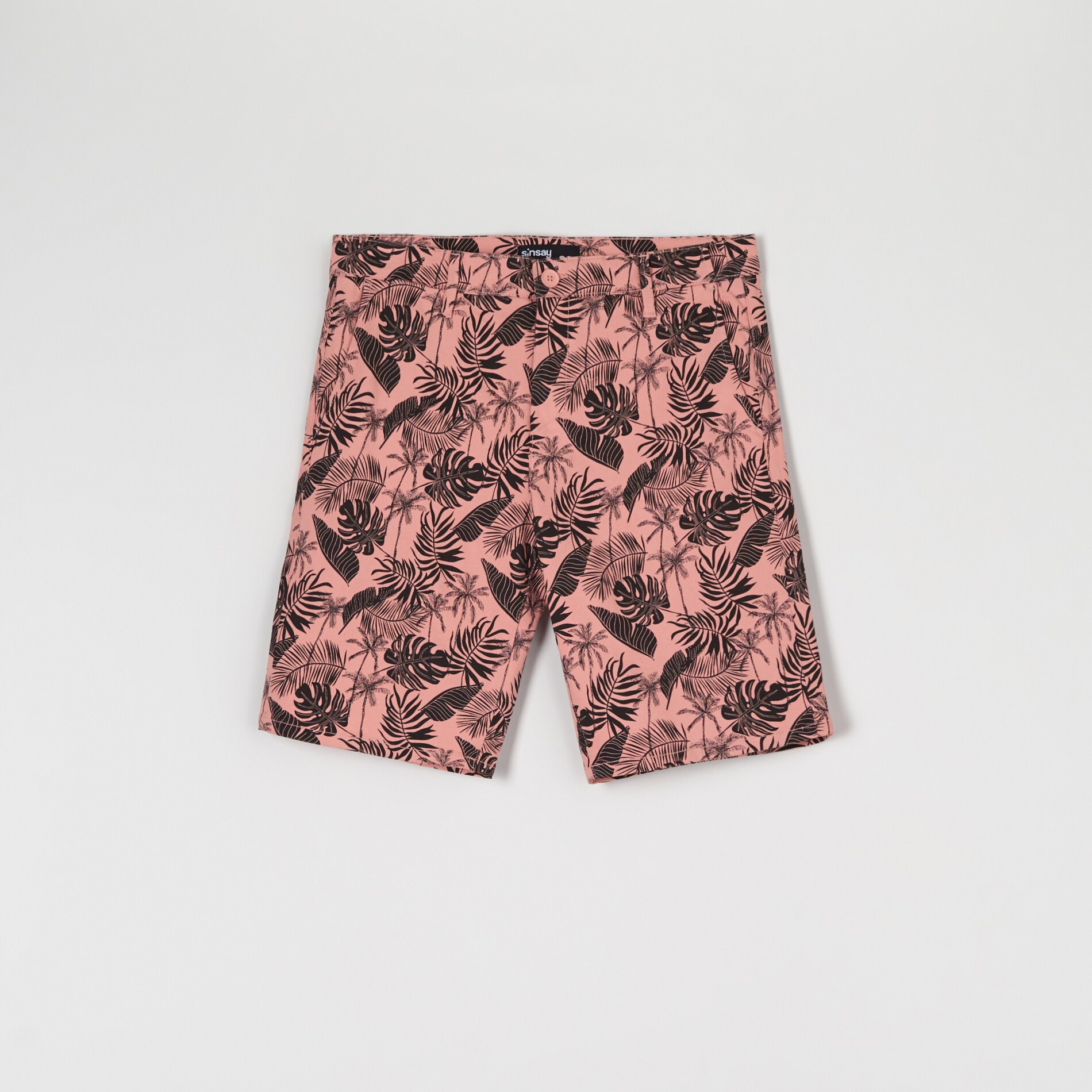 Sinsay – Pantaloni scurți din stofă – Roz blouseroumaine-shop.com imagine noua