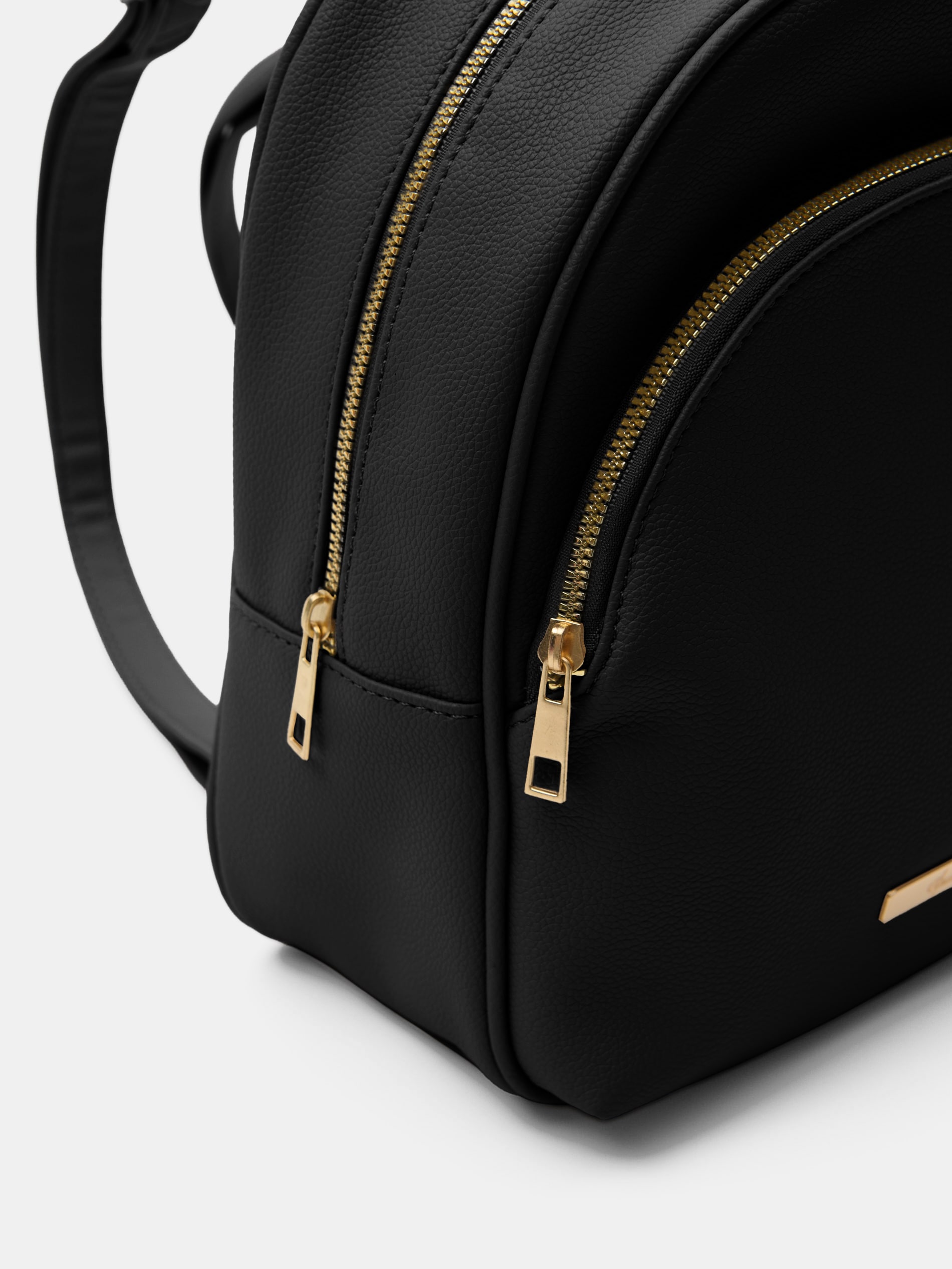 Sinsay - Σακίδιο πλάτης από δερματίνη - μαυρο φωτογραφία