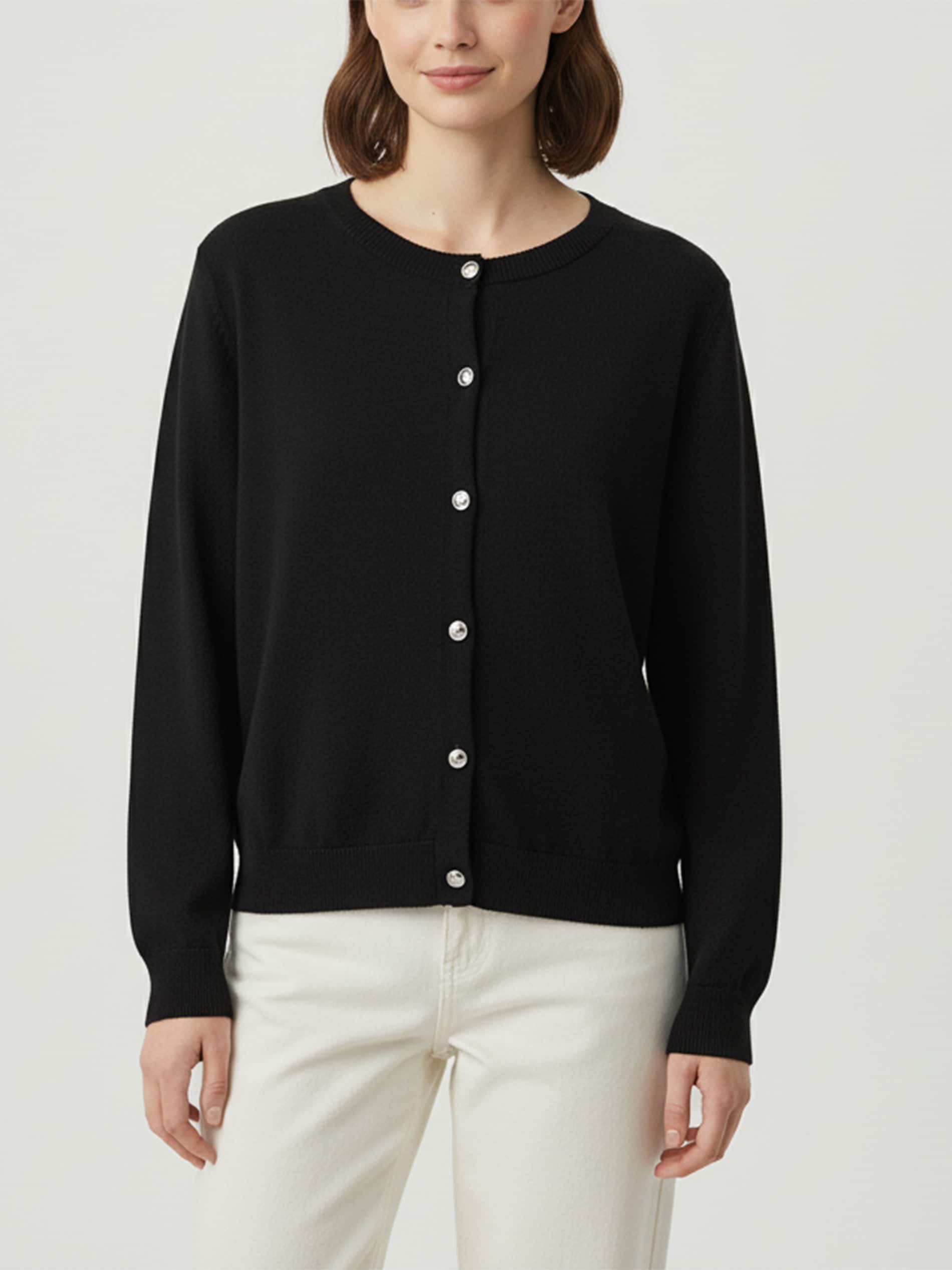 Sinsay - Kardigan z guzikami - czarny