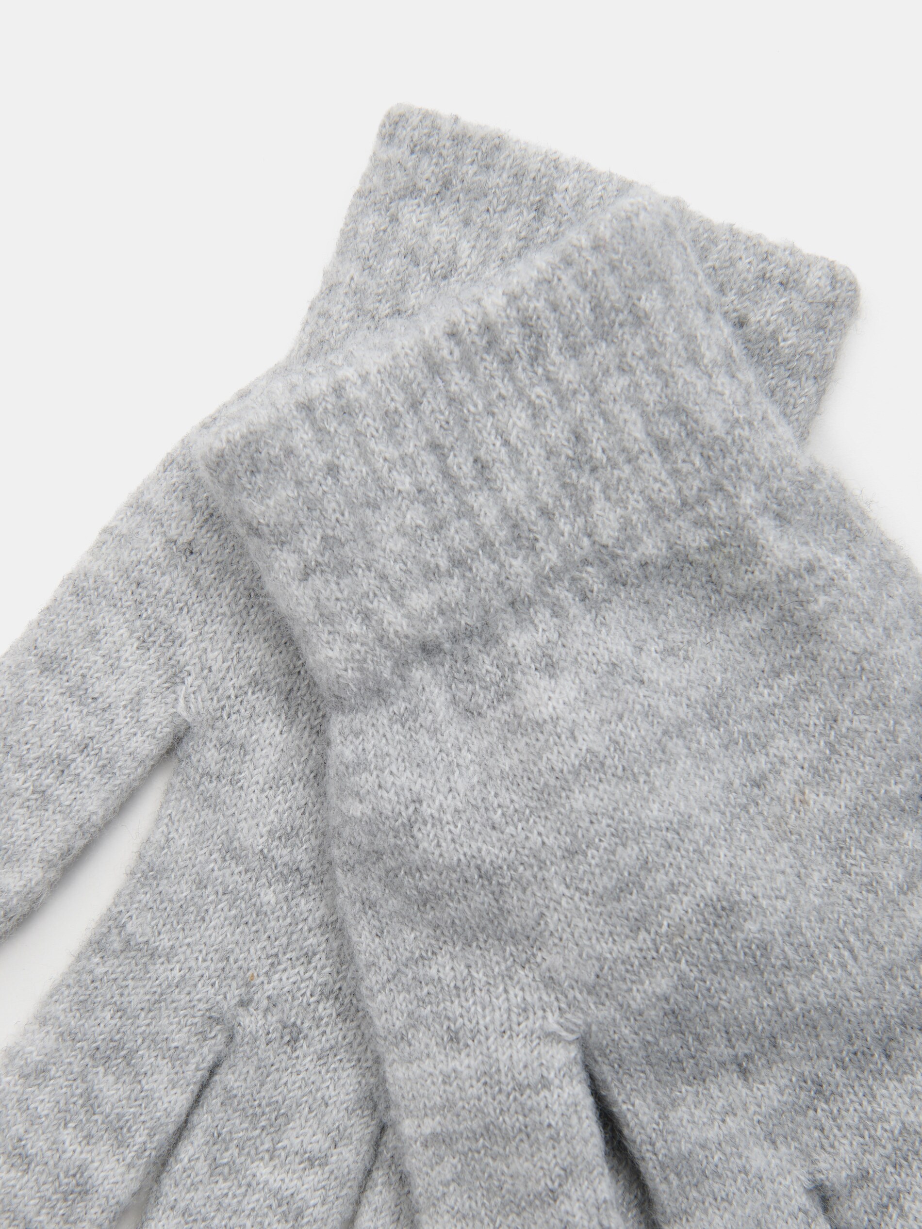 Sinsay - Γάντια με μείγμα μαλλιού - ανοιχτό γκρι φωτογραφία