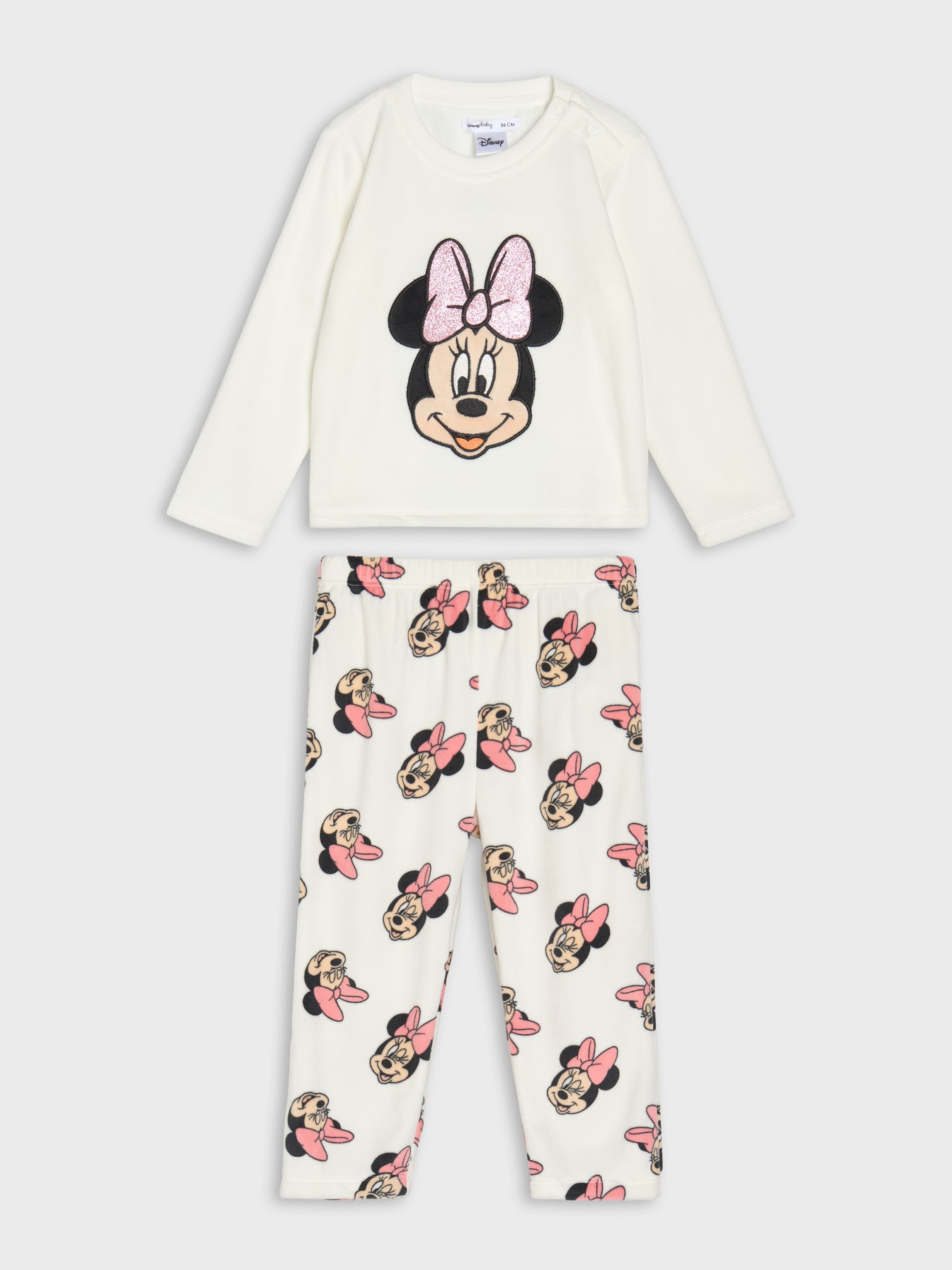 Sinsay - Δίδυμη πιτζάμα Minnie Mouse - κρεμ φωτογραφία