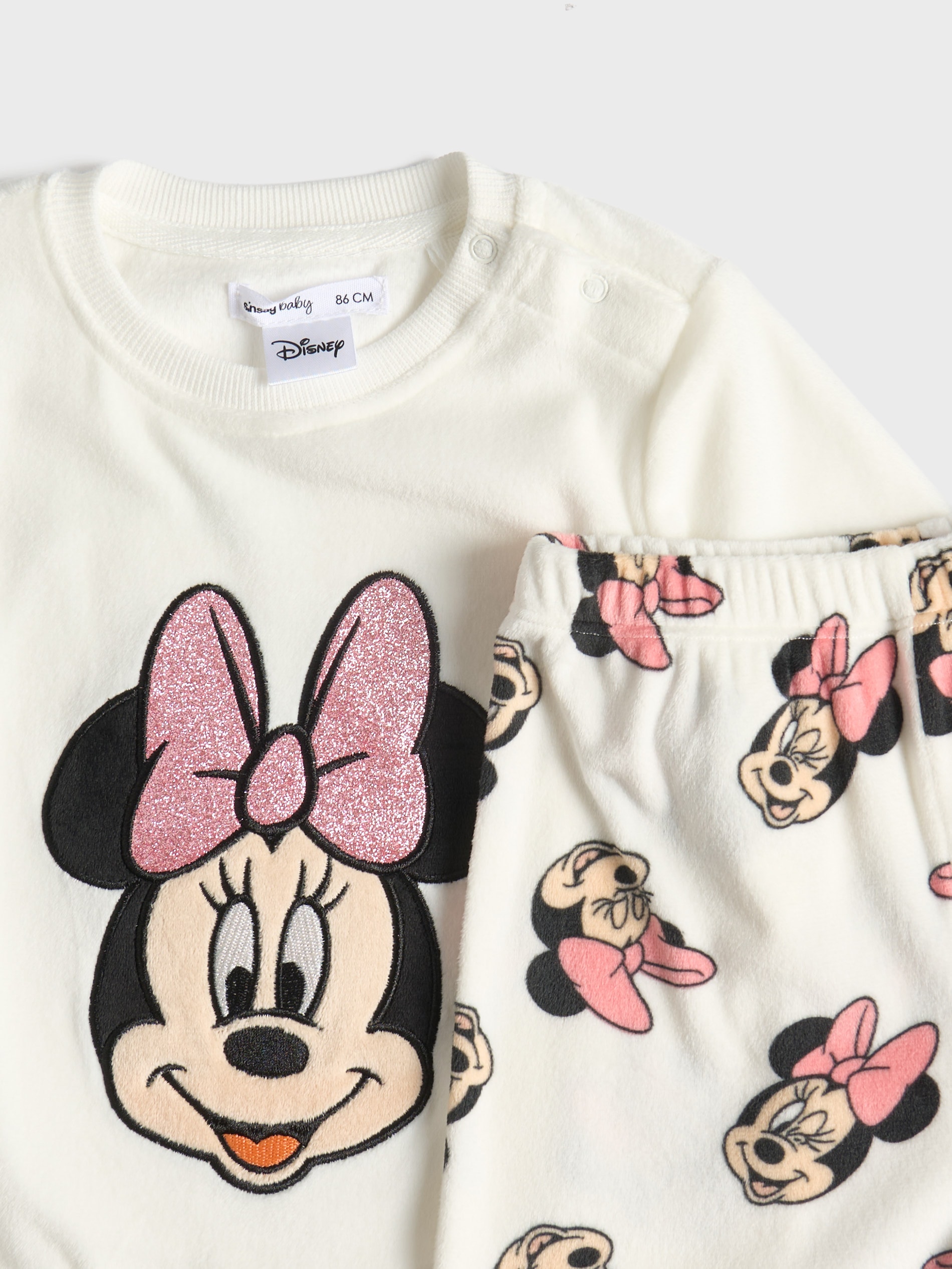 Sinsay - Δίδυμη πιτζάμα Minnie Mouse - κρεμ φωτογραφία