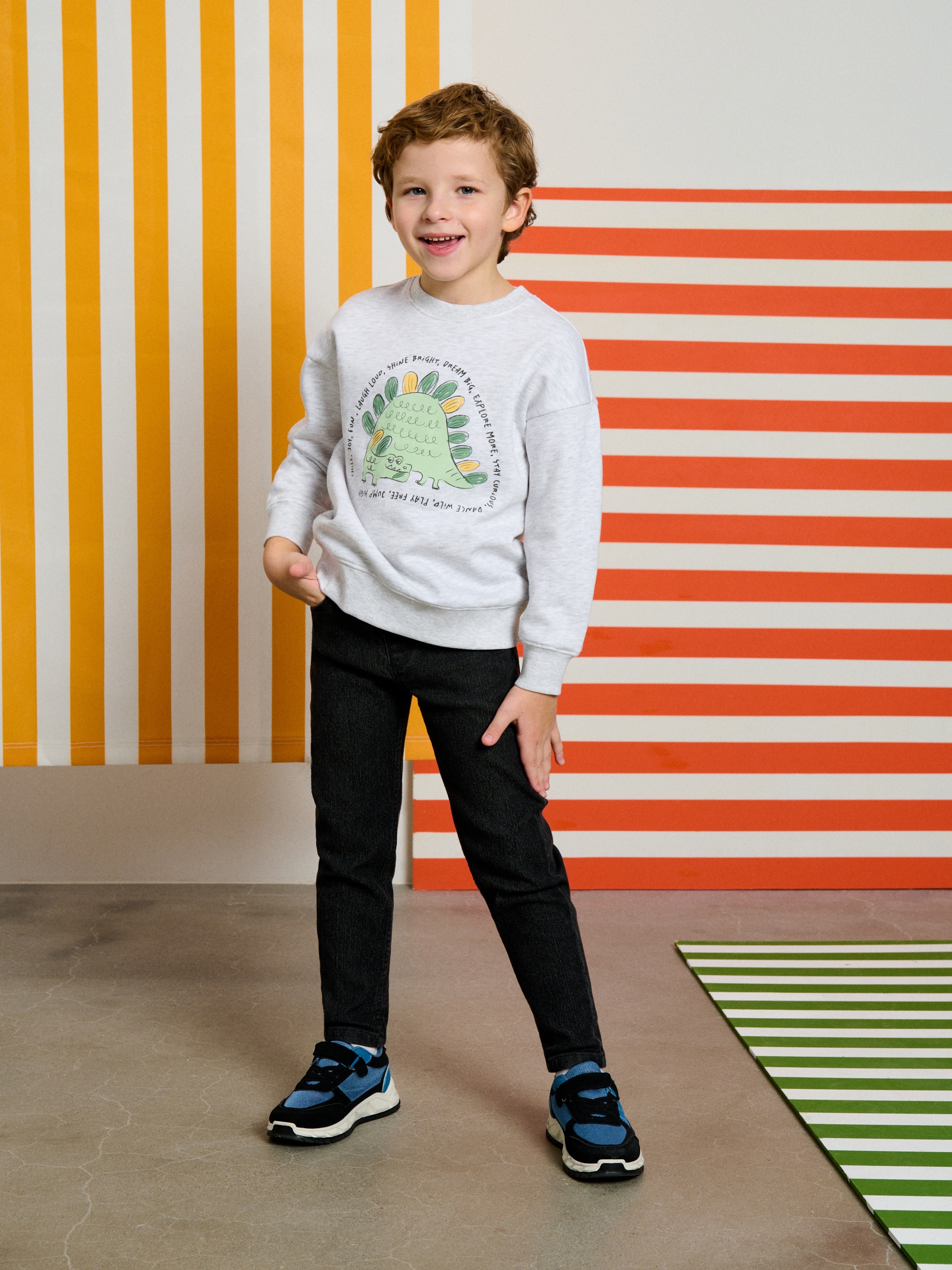 Sinsay - Jeansy slim fit - czarny