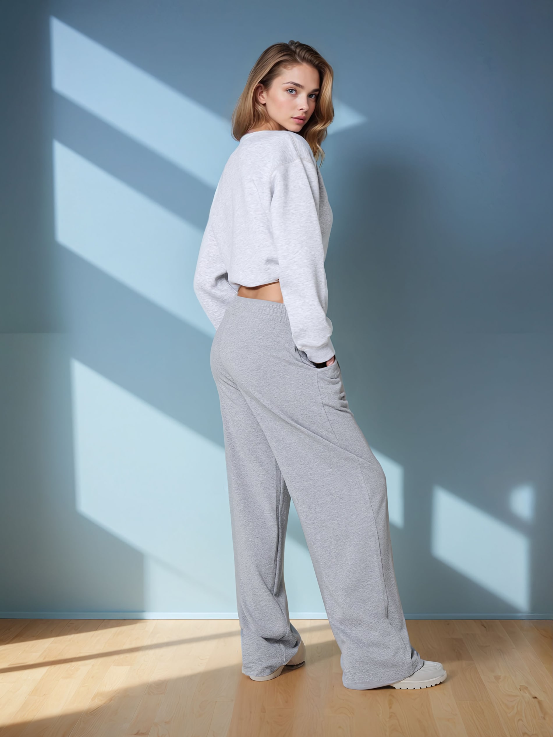 Sinsay - Παντελόνια - ανοιχτό γκρι φωτογραφία