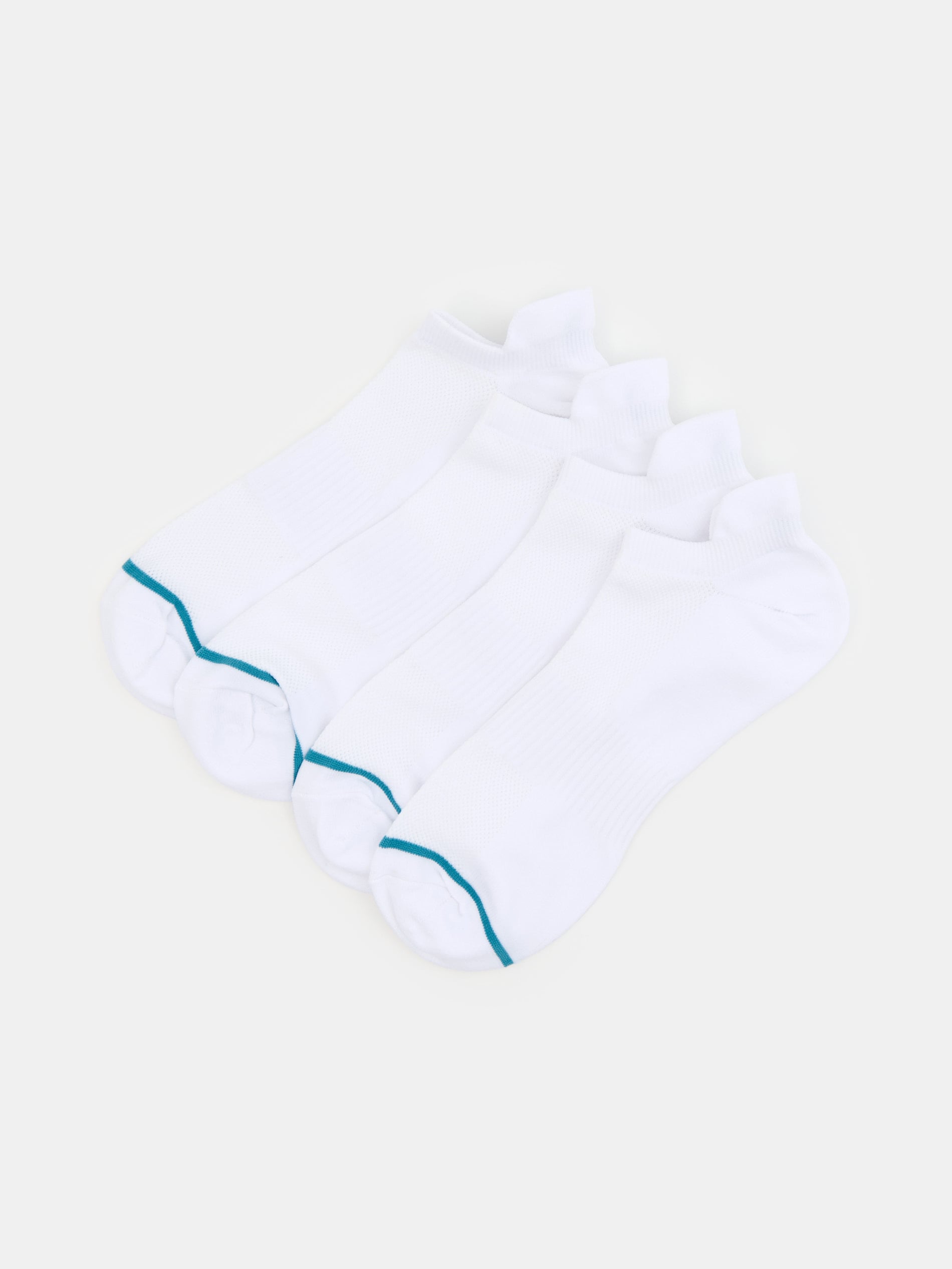 Sinsay - Krótkie skarpetki 4 pack - biały
