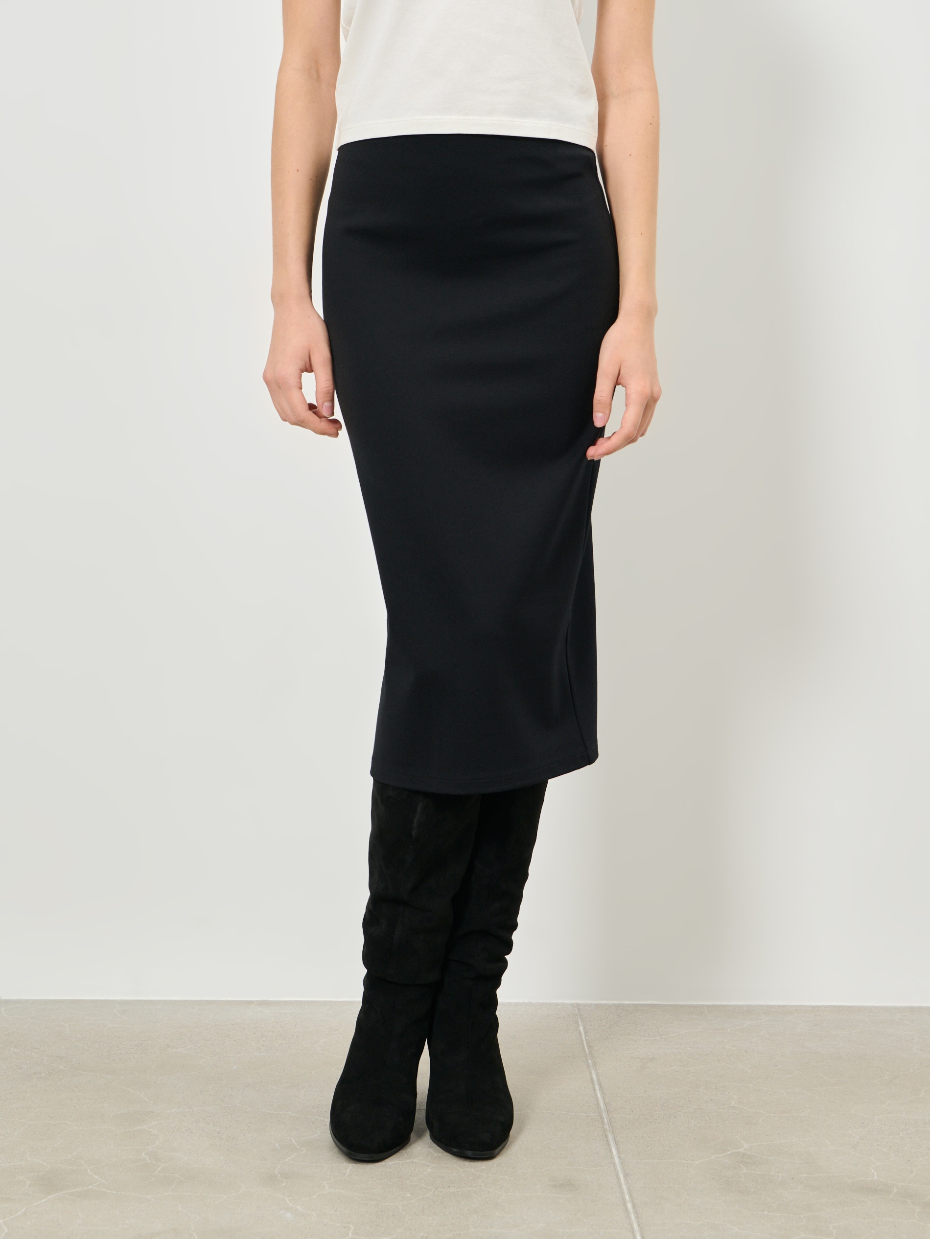 Sinsay - Ołówkowa spódnica midi - czarny