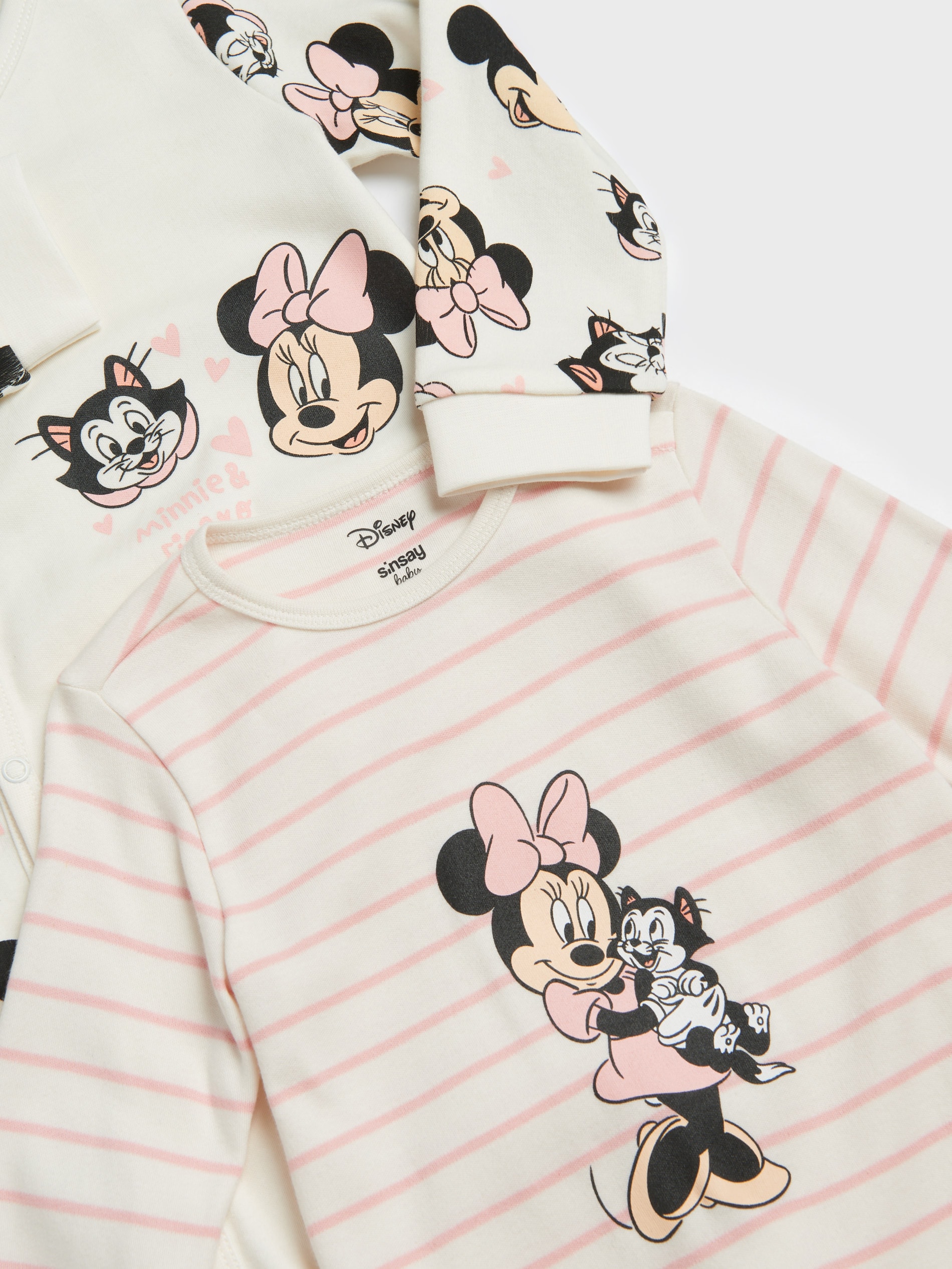 Sinsay - Σετ με 2 onesie Minnie Mouse - λευκο φωτογραφία